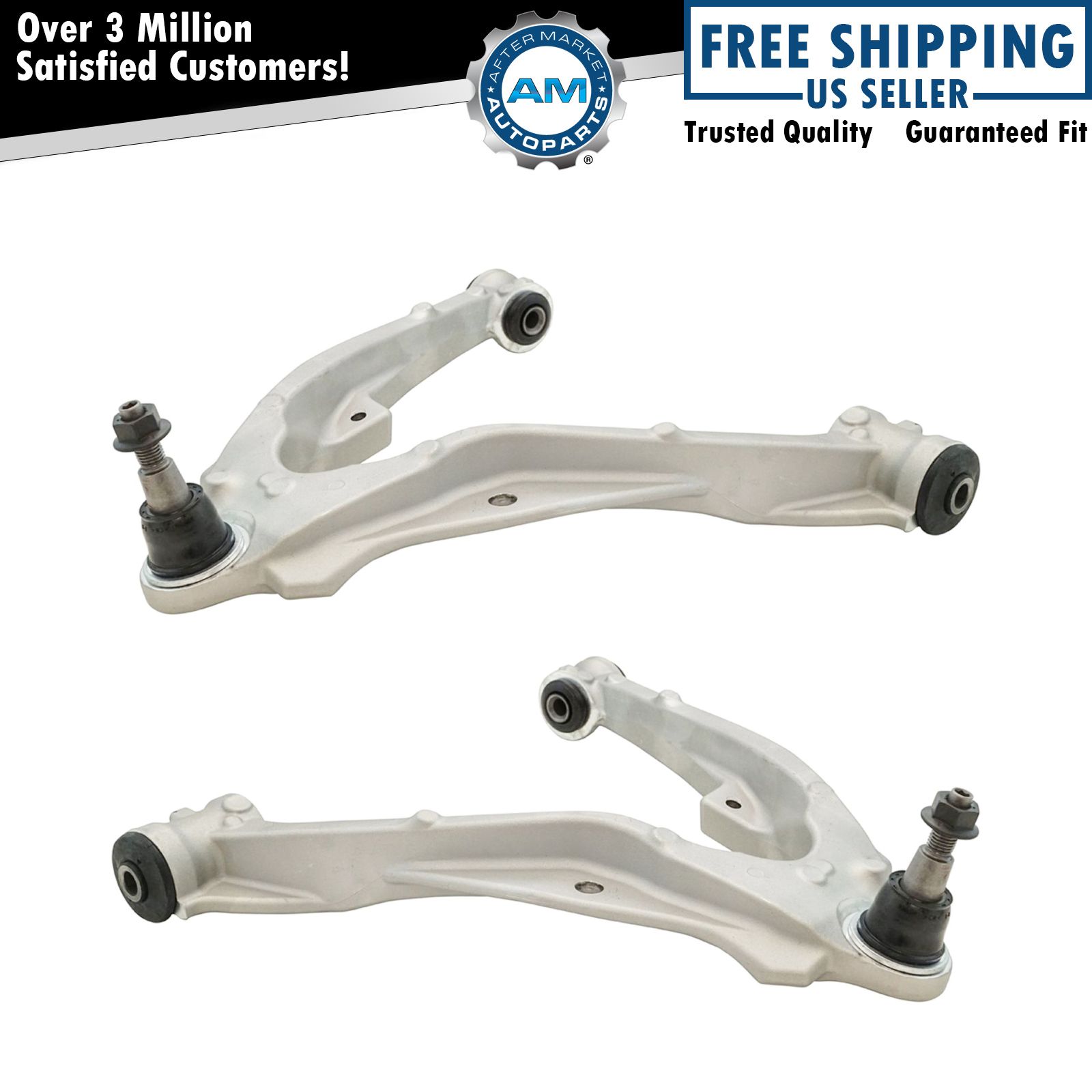 Front Lower Aluminum Control Arm Ball Joint LH RH Pair Set 2pc for Silverado