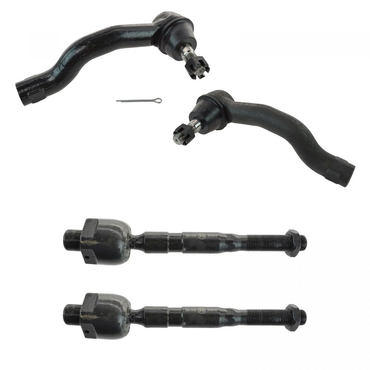 Tie Rod End Front Inner Outer LH RH Set of 4 for Pathfinder Frontier