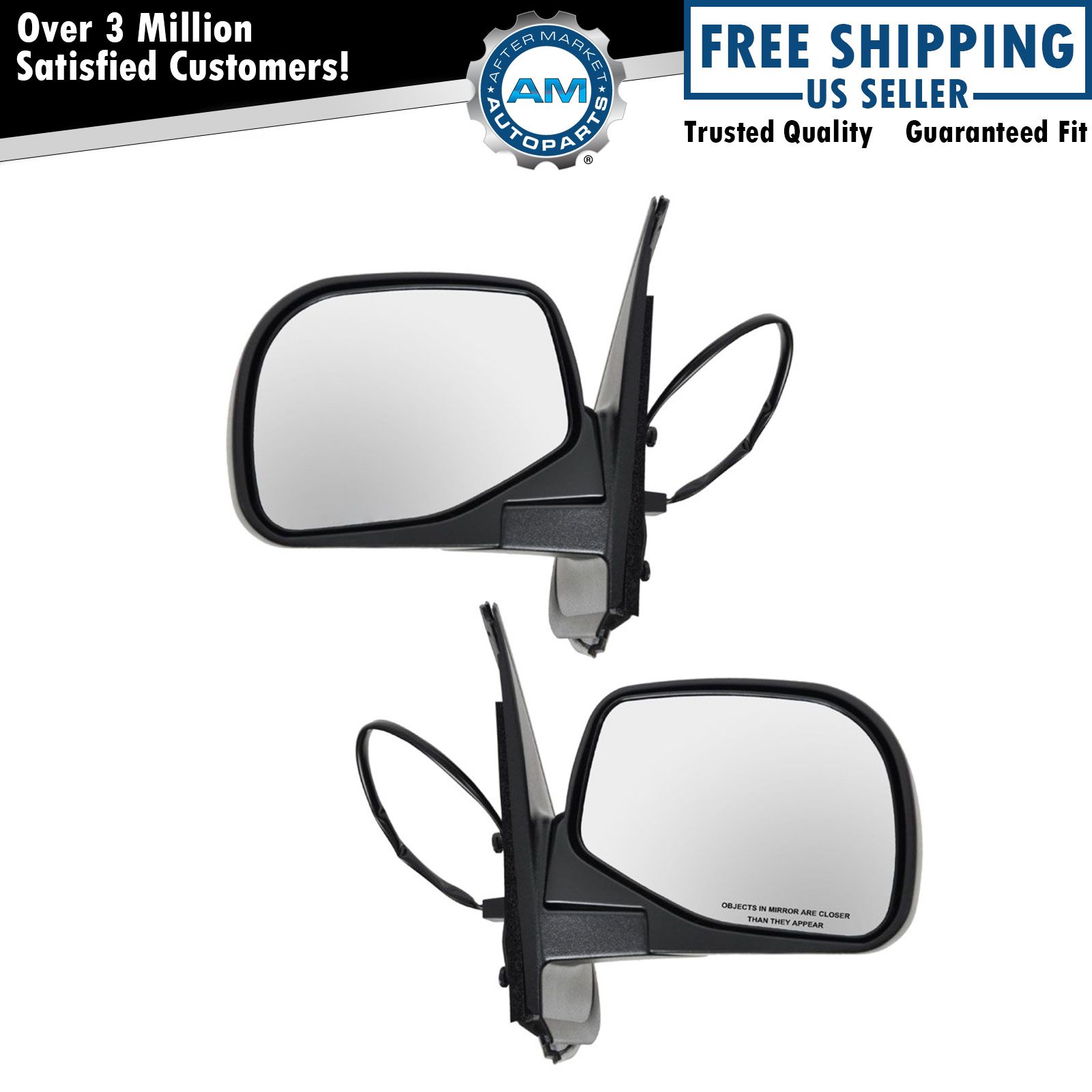 Power Mirrors Left LH & Right RH Pair Set for 95-03 Ford Explorer Mountaineer