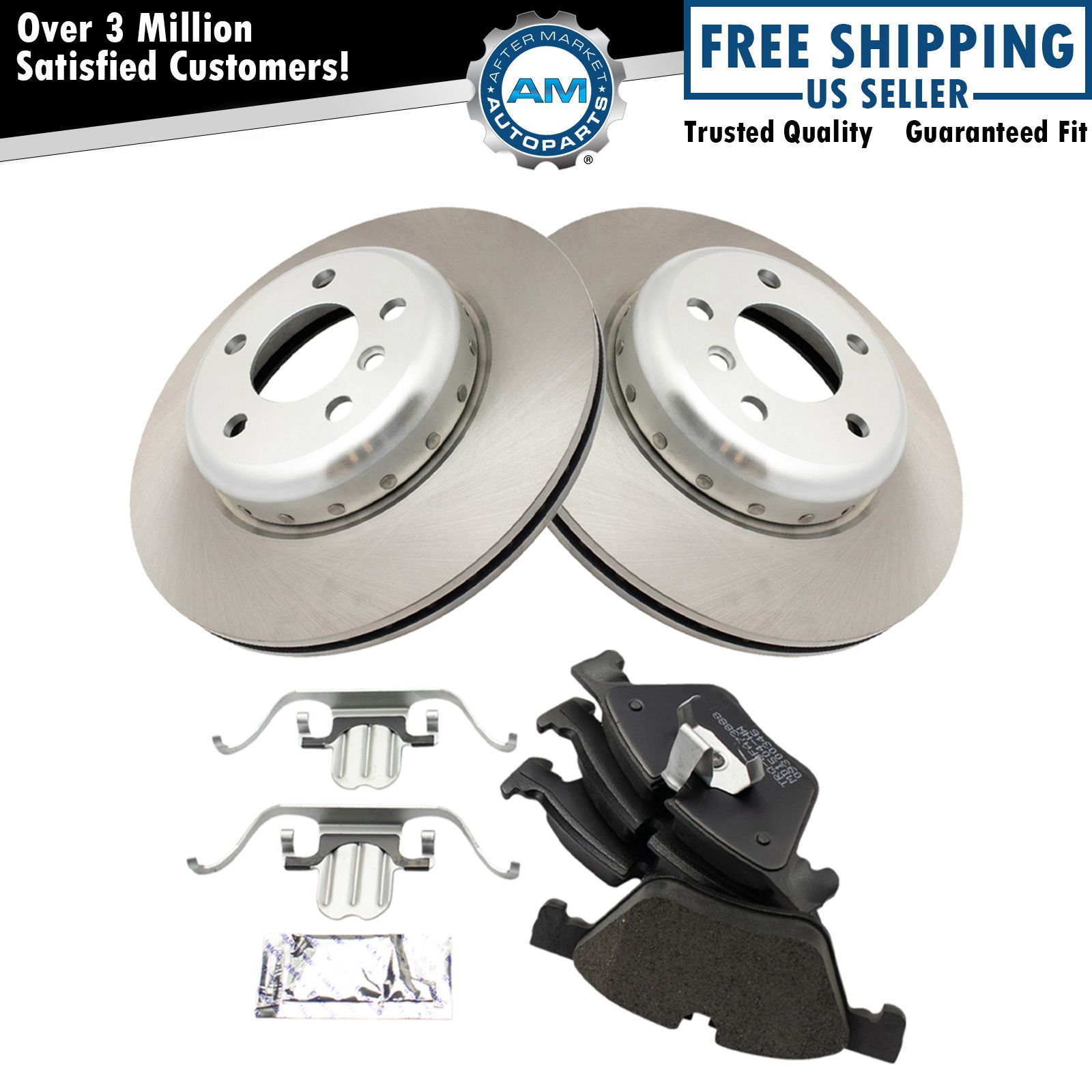 <b>Semi-Metallic Brake Pad & Rotor Kit</b>