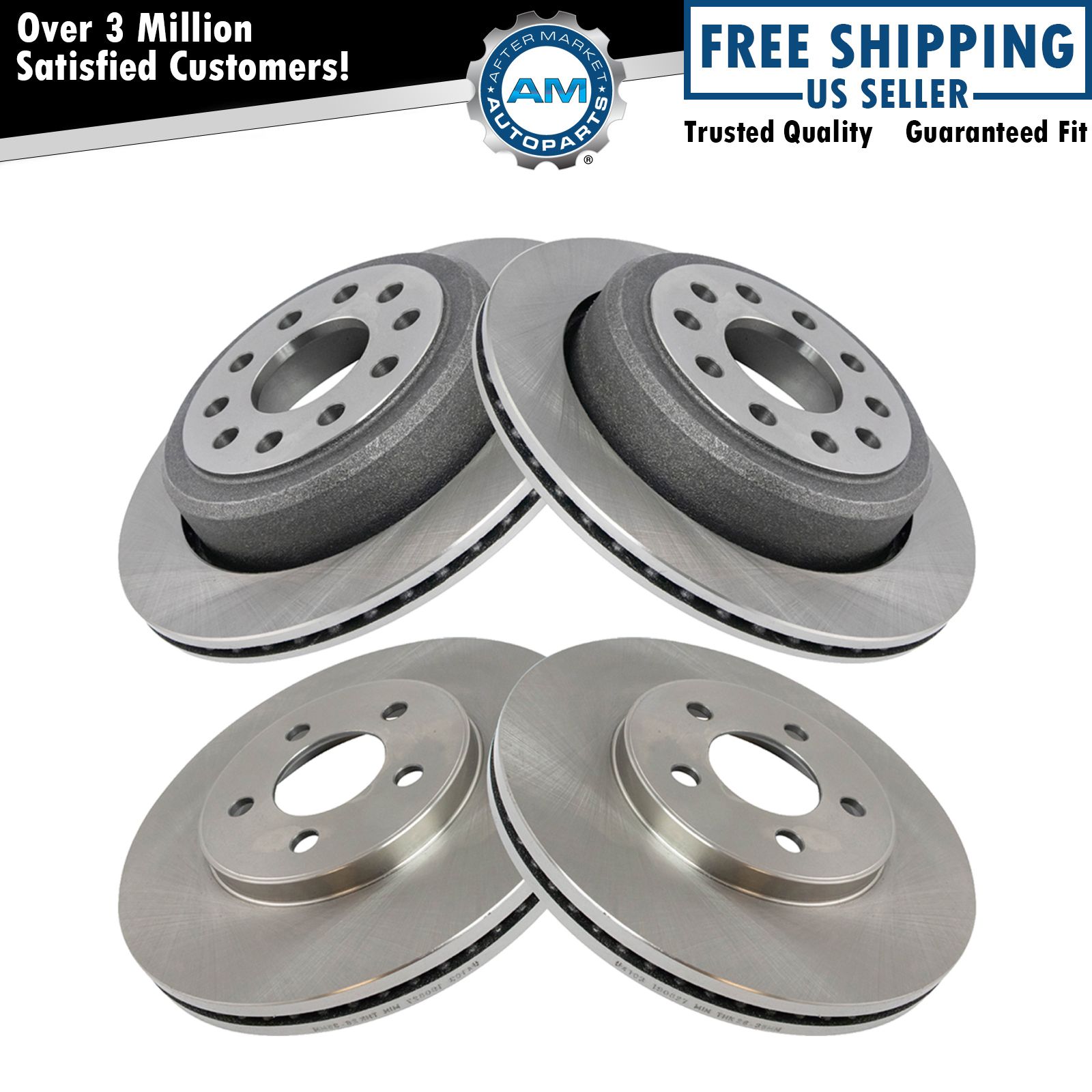 <b>4 Piece Brake Rotor Set</b>