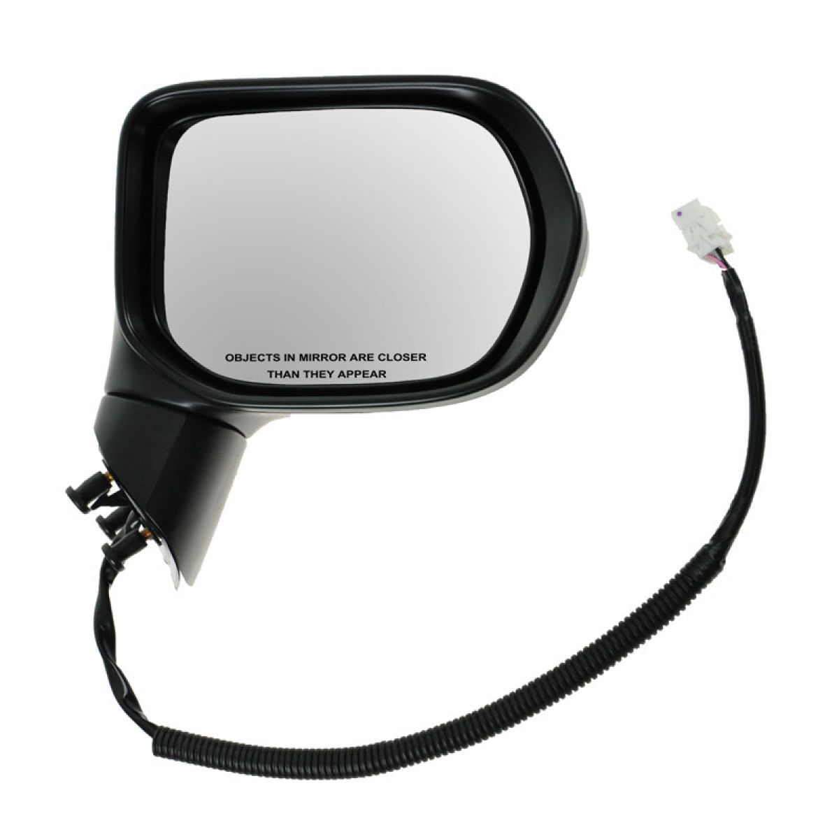 Driver Side Mirror Textured Black For Civic 06-11