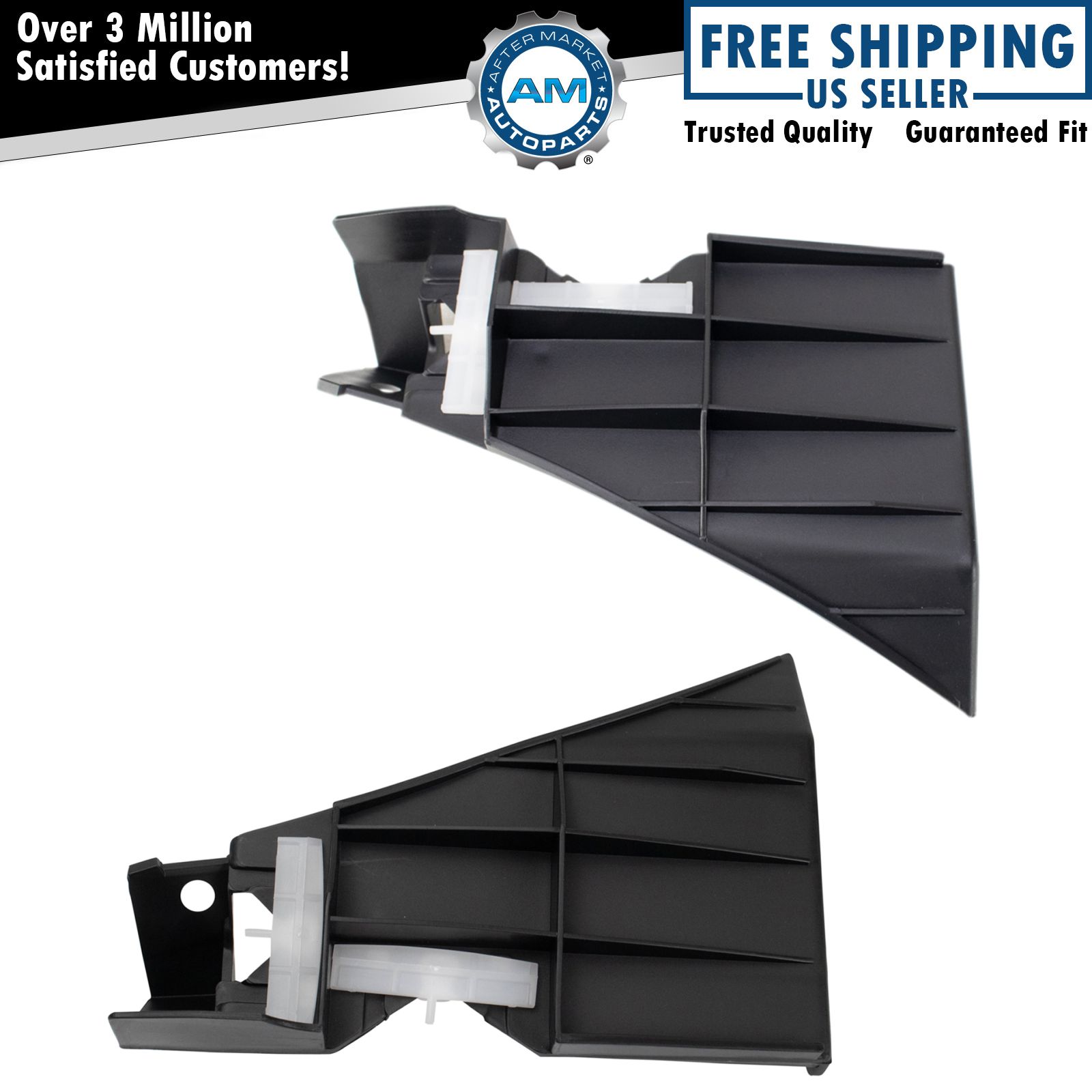Front Bumper Support Bracket Pair LH & RH Sides for 05-09 Ford Mustang