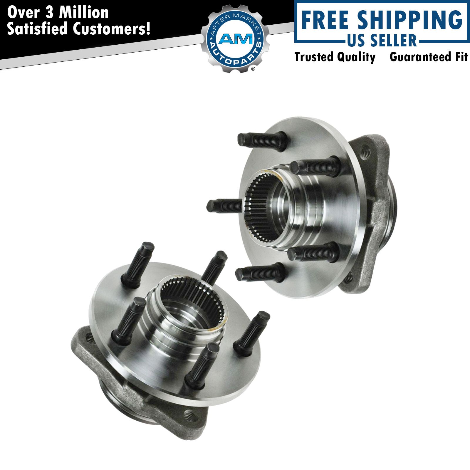 Front Wheel Hub Bearings Set For 1998-2000 Ford Ranger Mazda B3000 B4000