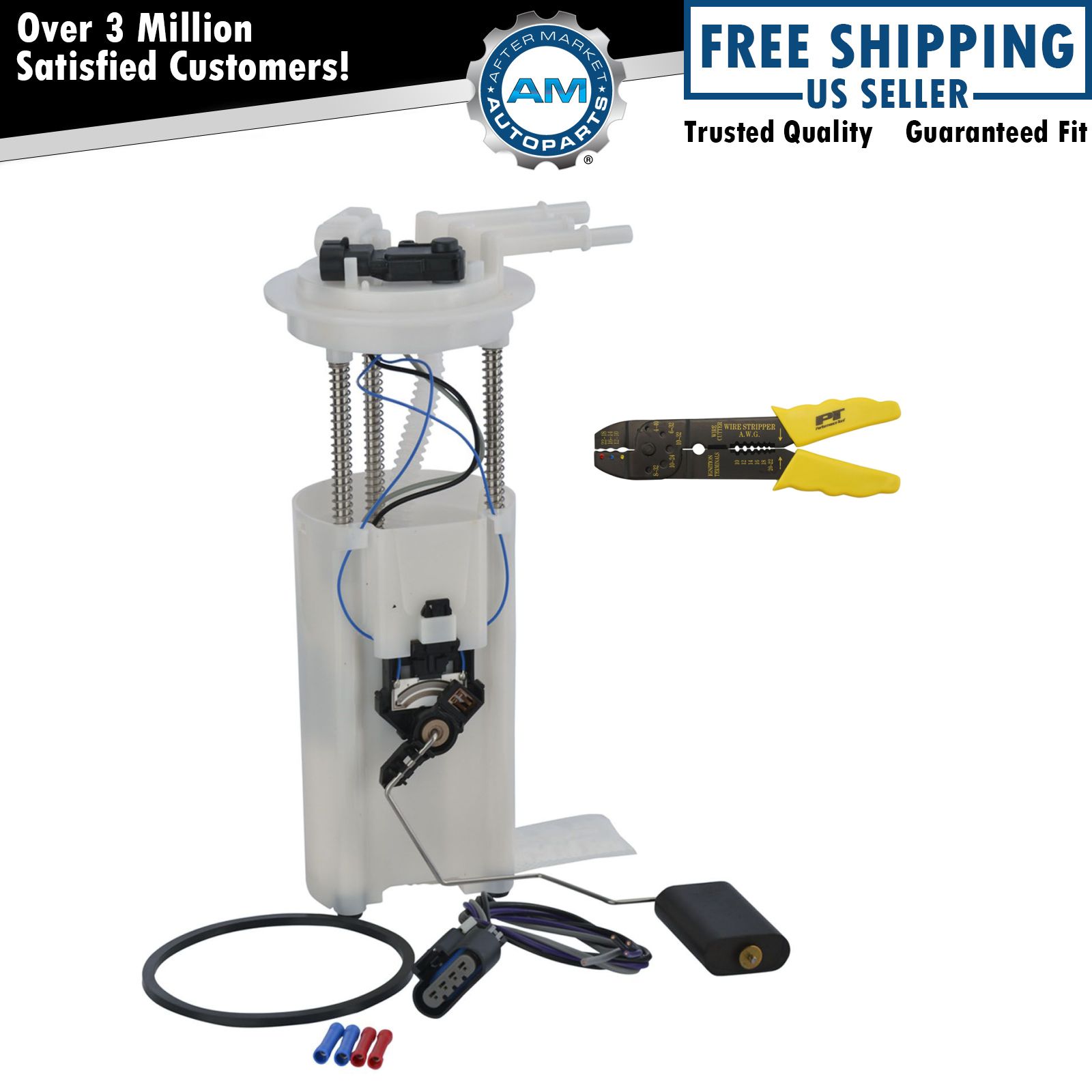 Fuel Gas Pump Module & Sending Unit w/ Crimping Tool for Chevy Venture Montana