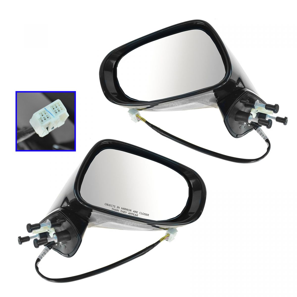 New Set of 2 Mirrors Left /& Right Side Power Heated LH RH For Lexus IS250 Pair