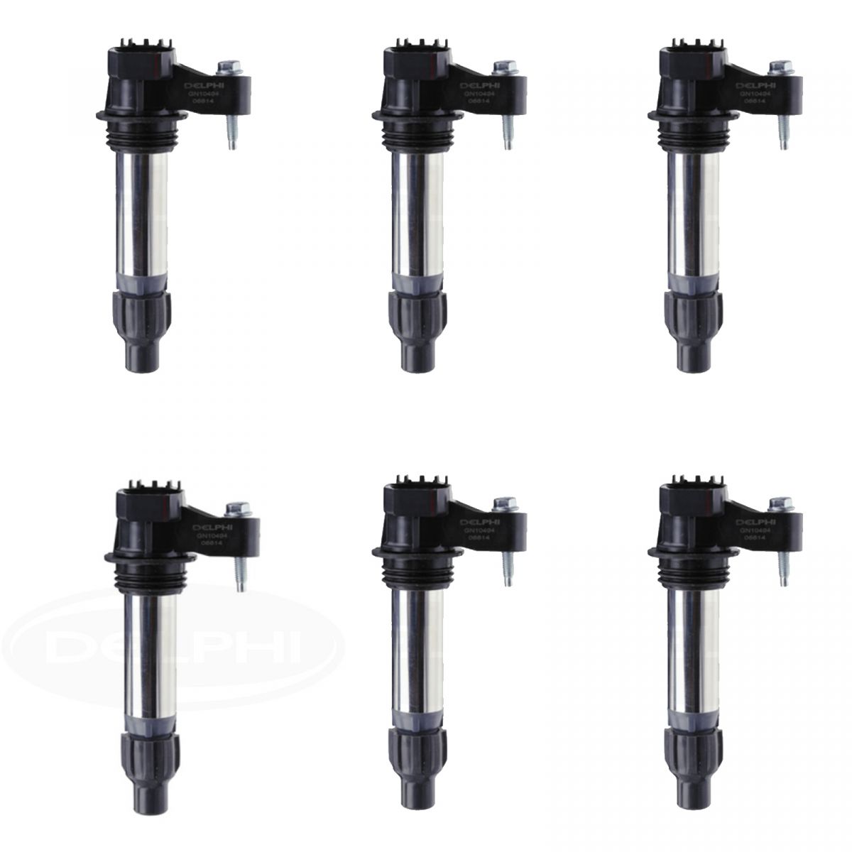 Delphi GN10494 Ignition Coil Set of 6 for Buick Cadillac Chevy GMC Pontiac Saab
