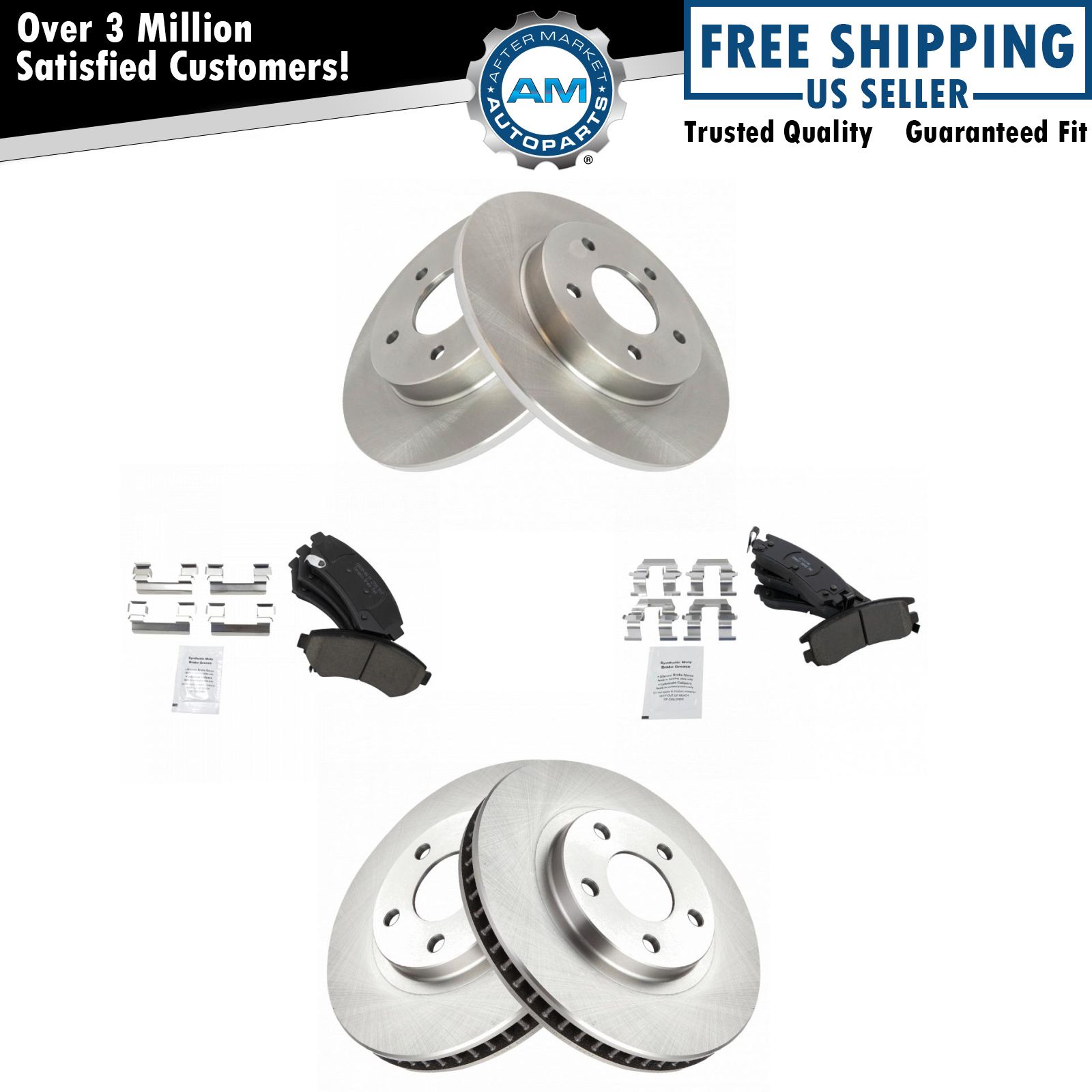 <b>Ceramic Brake Pad & Rotor Kit</b>