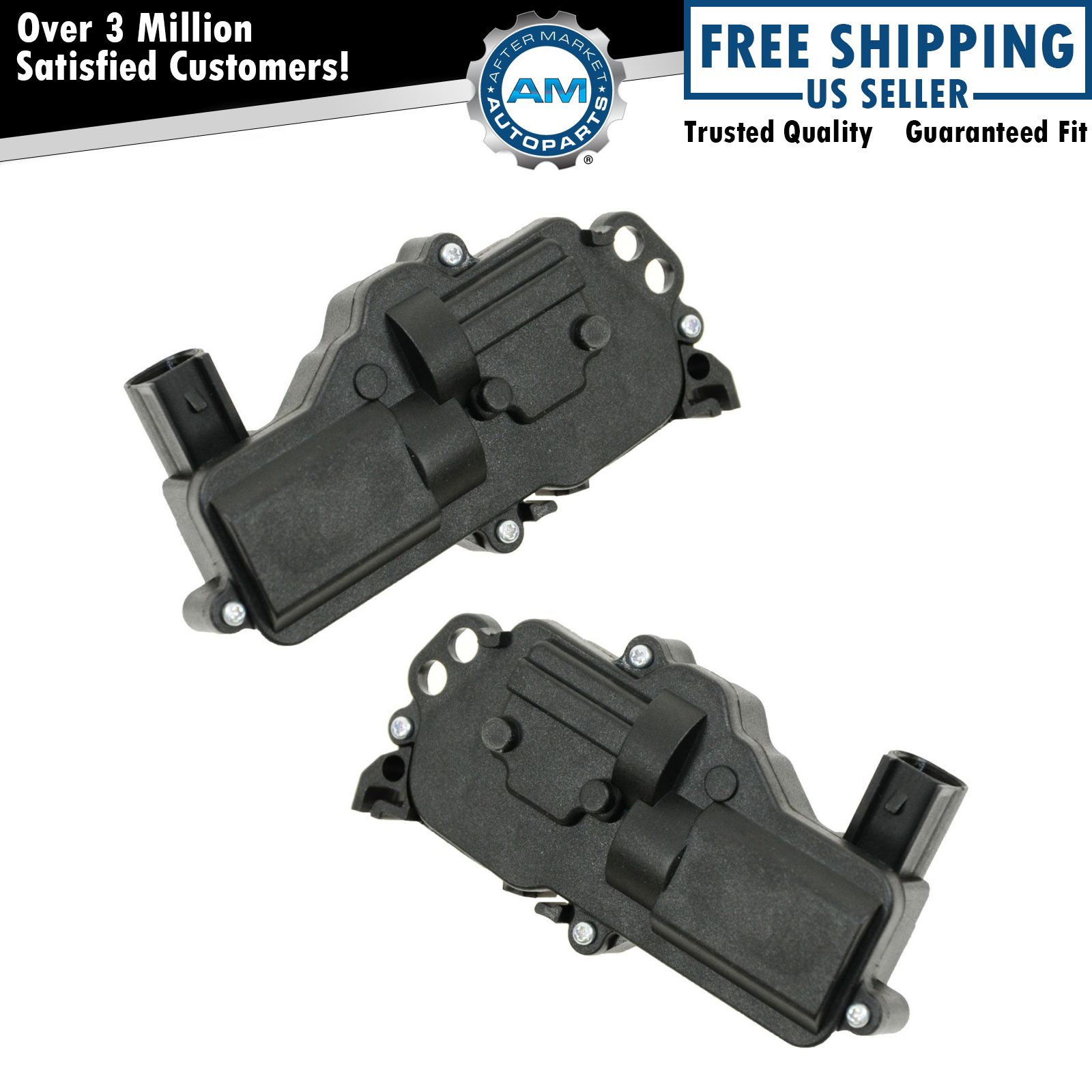Power Door Lock Actuator Front Rear Pair Set for Ford Lincoln Mercury Truck SUV