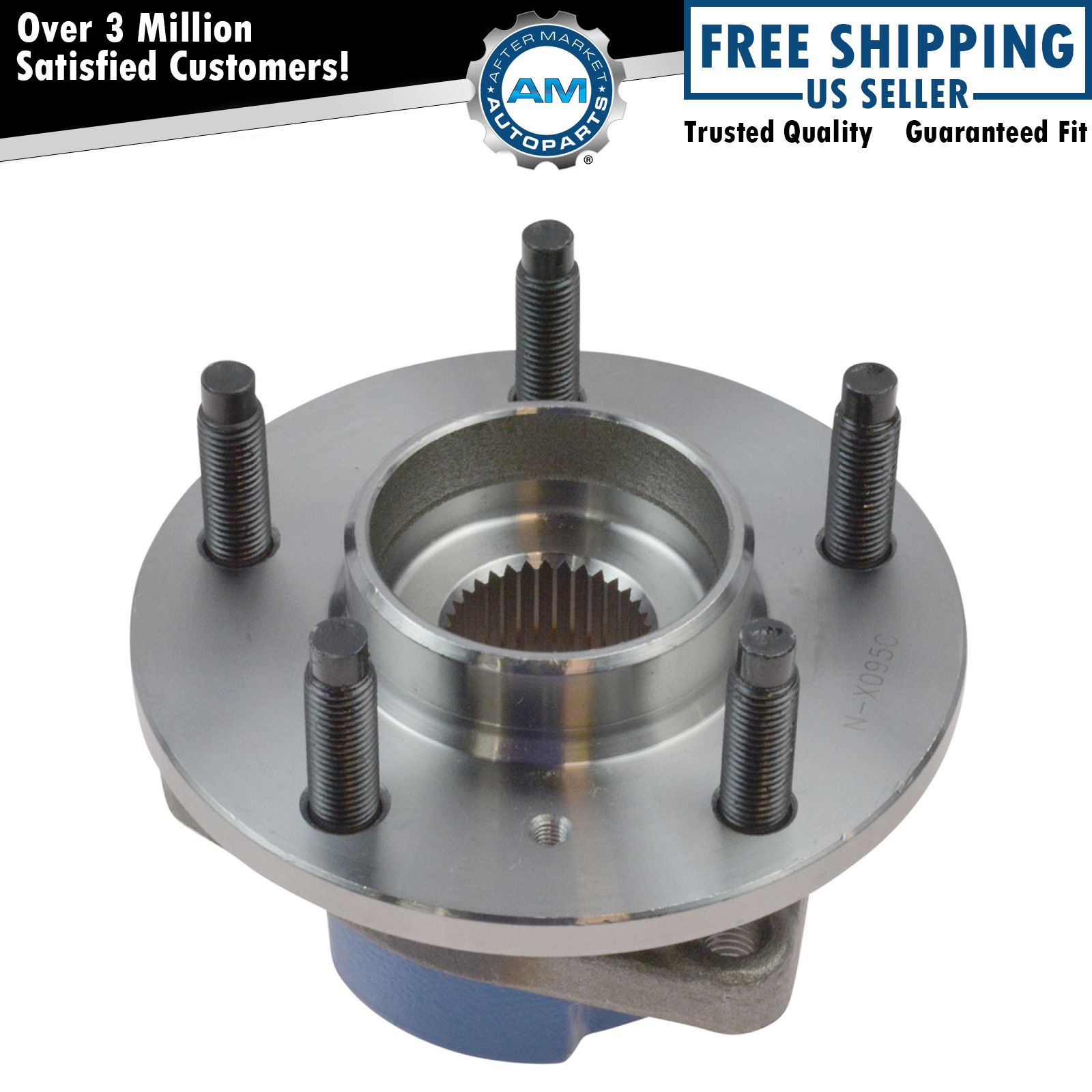 Front Wheel Bearing Hub Assembly Fits Buick Chevy Pontiac 5 Lug w/o ABS