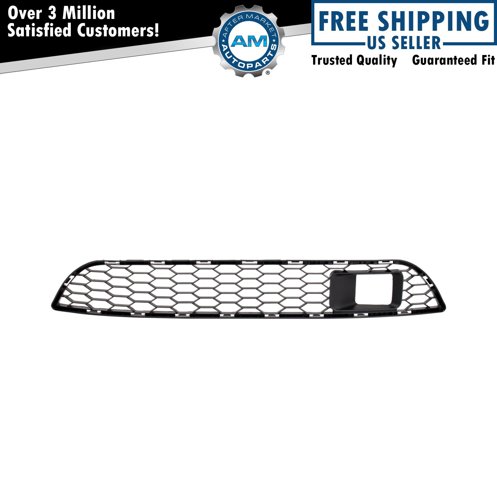 Front Lower Grille Black For 2016-2018 Nissan Sentra NI1036109