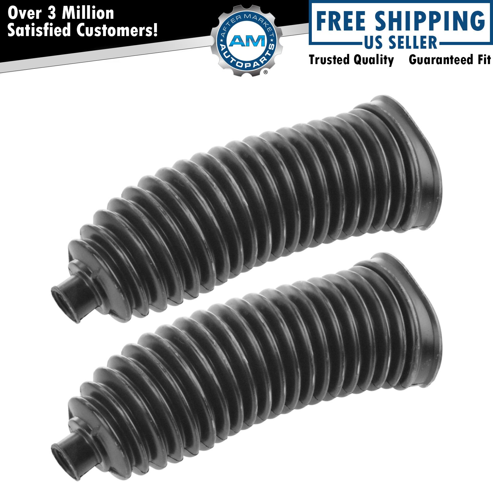 Steering Rack & Pinion Bellow Boot Driver Passenger Side Pair for Ford BMW Audi