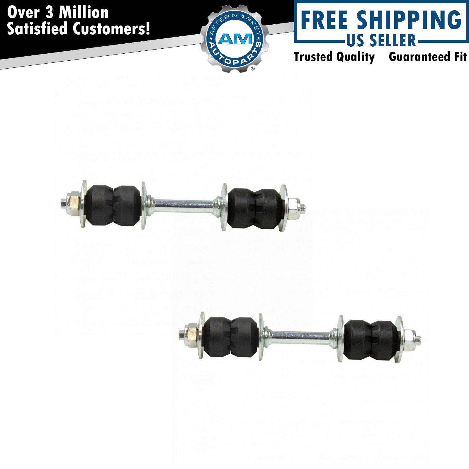 Front Sway Bar Link Kit Pair Set of 2 for Volvo 740 745 760 780 940 960