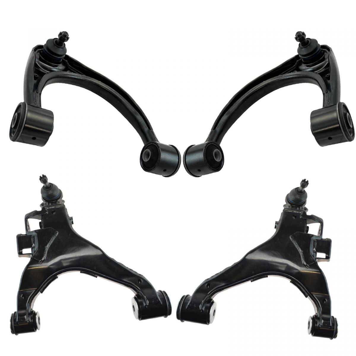 Front Suspension Upper Lower Control Arm Kit Set 4pc for Tundra Sequoia