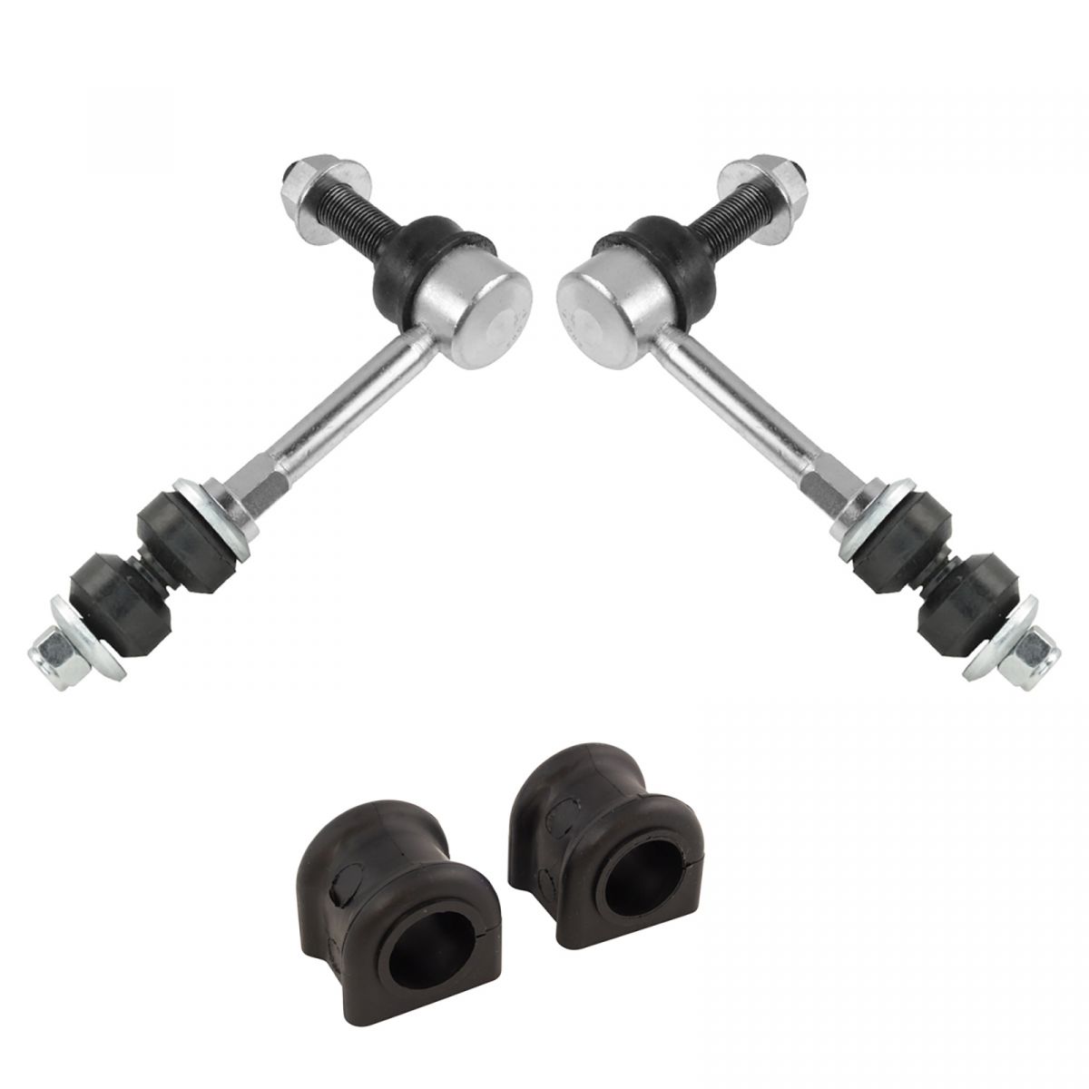 Front Suspension Stabilizer Sway Bar Bushing End Link Kit Set 4pc for