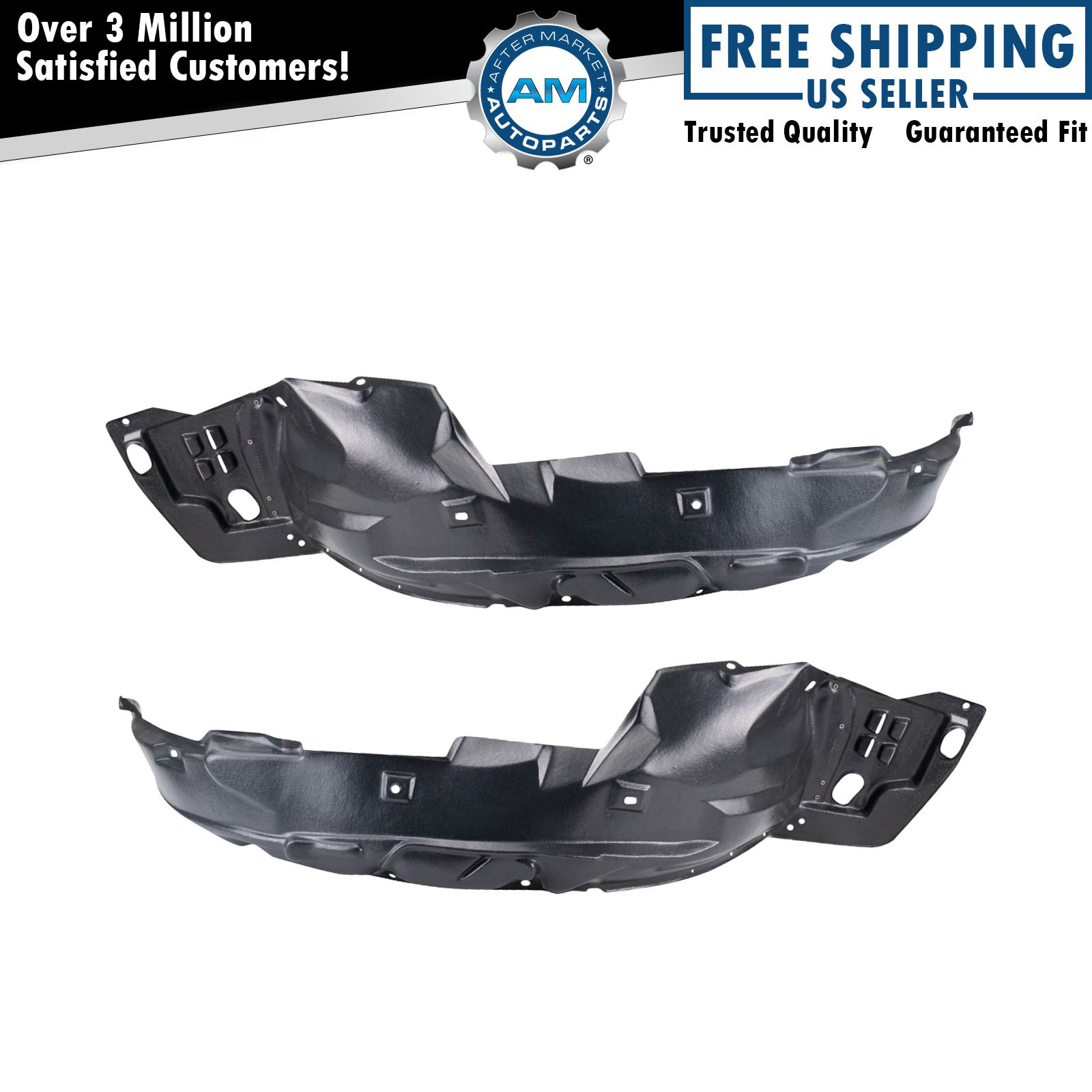 Inner Fender Liner Set For 2012 Honda Civic HO1248144 HO1249144