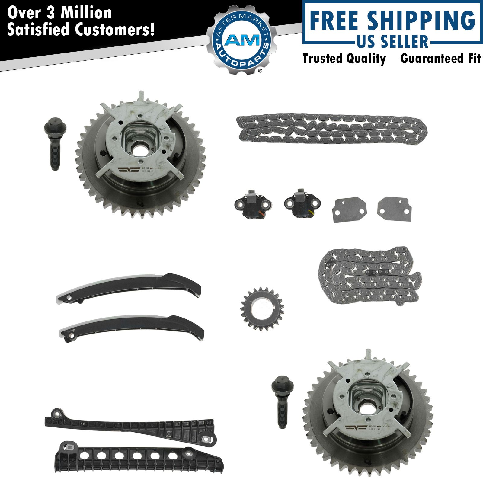 Timing Chain Kit Sprocket Guide Set For Ford F150 F250 F350 Navigator Expedition