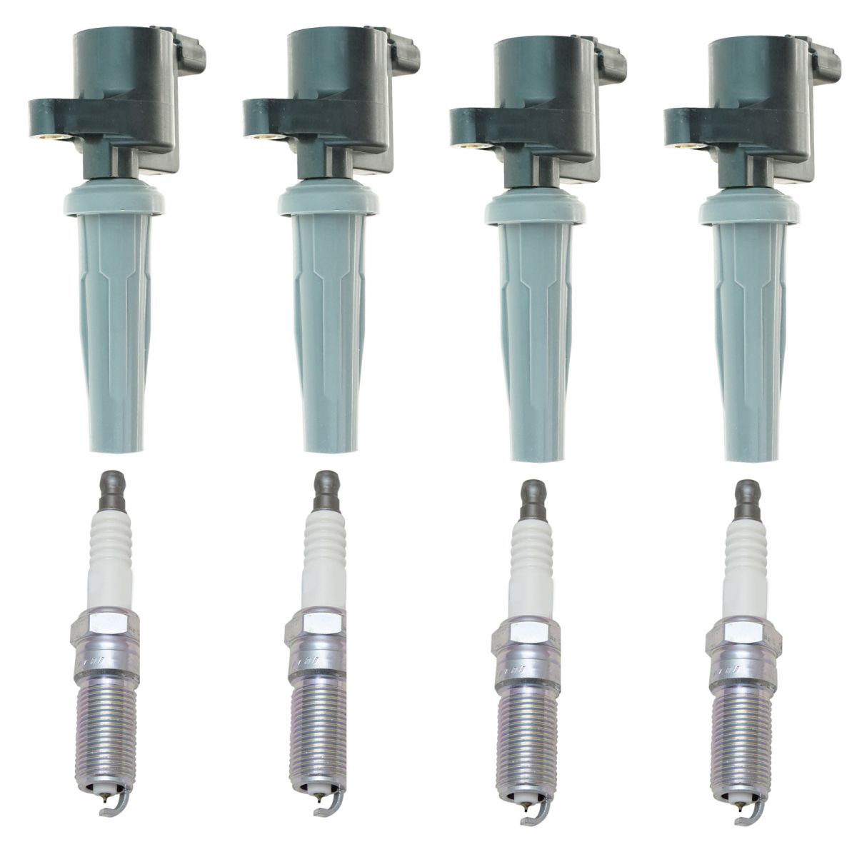 Engine Ignition Coil & NGK Spark Plug Kit 8 Piece Set for Mazda Tribute