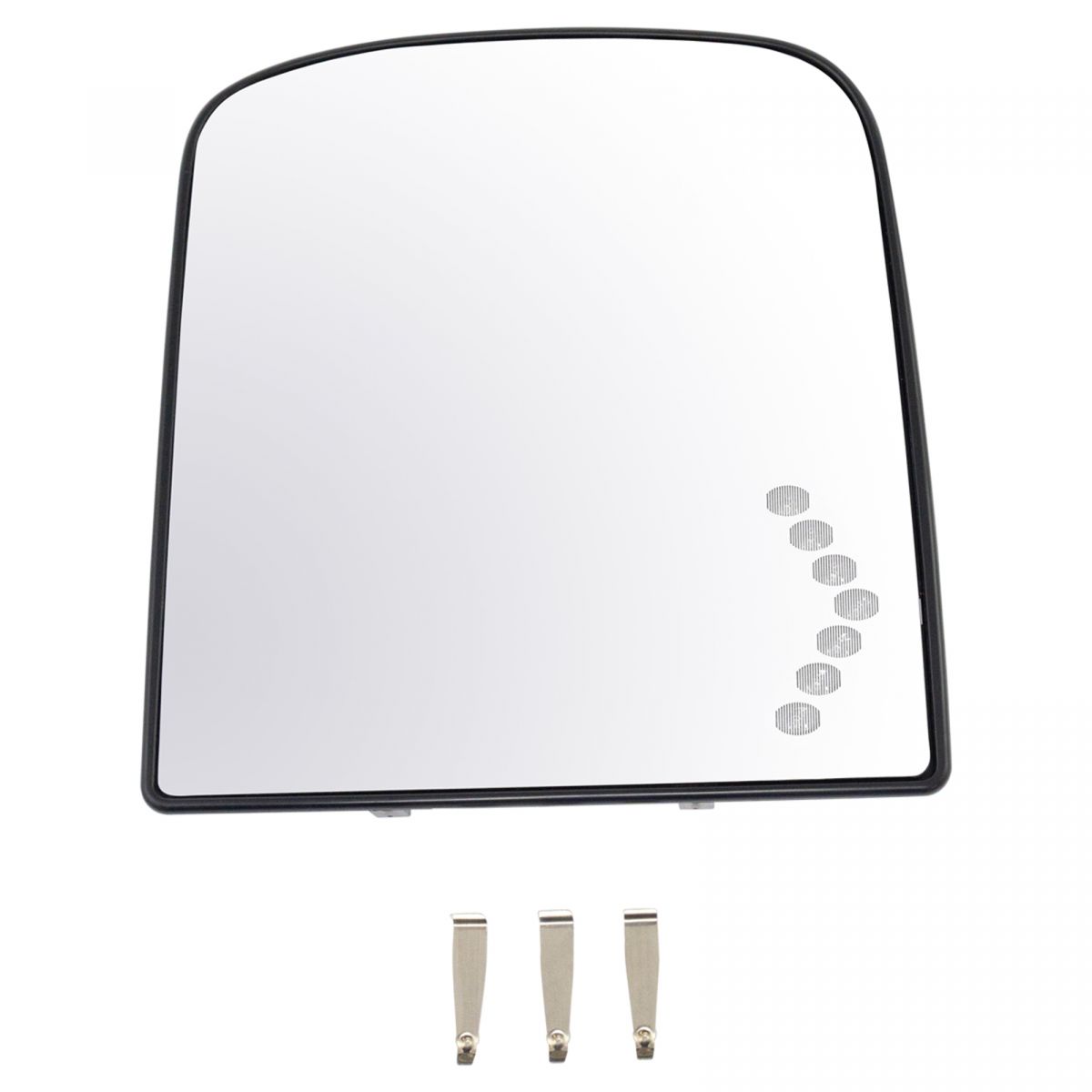 Towing Upper Mirror Glass with Backing Plate Heated Signal Right RH for