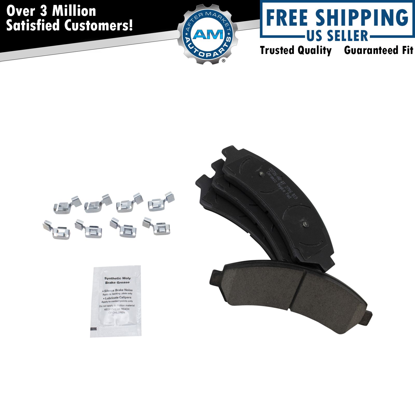 Front Posi Ceramic Brake Pad Kit for S10 Blazer S15 Jimmy Hombre New