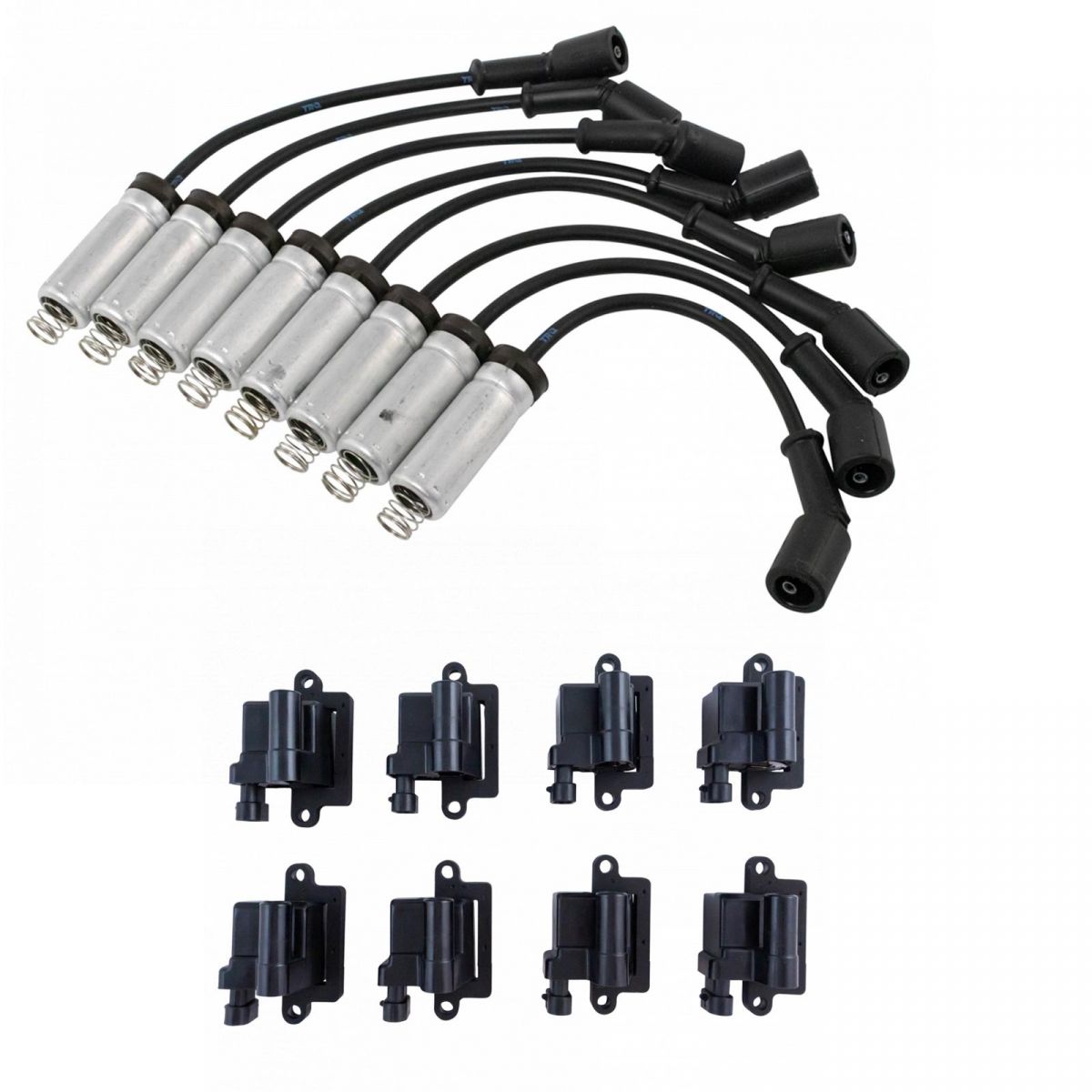 Engine Ignition Coil & Spark Plug Wire Kit Set for Silverado Sierra eBay