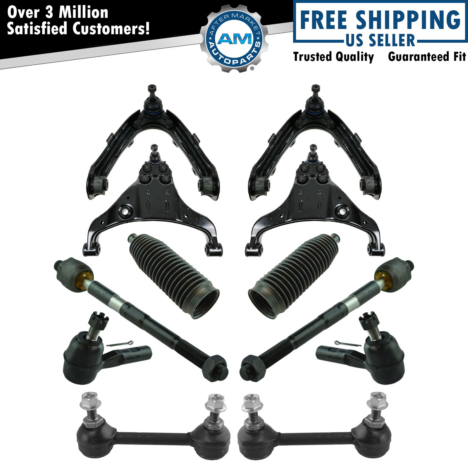 Front Steering & Suspension Kit Fits 2007-2012 Chevrolet Colorado GMC Canyon