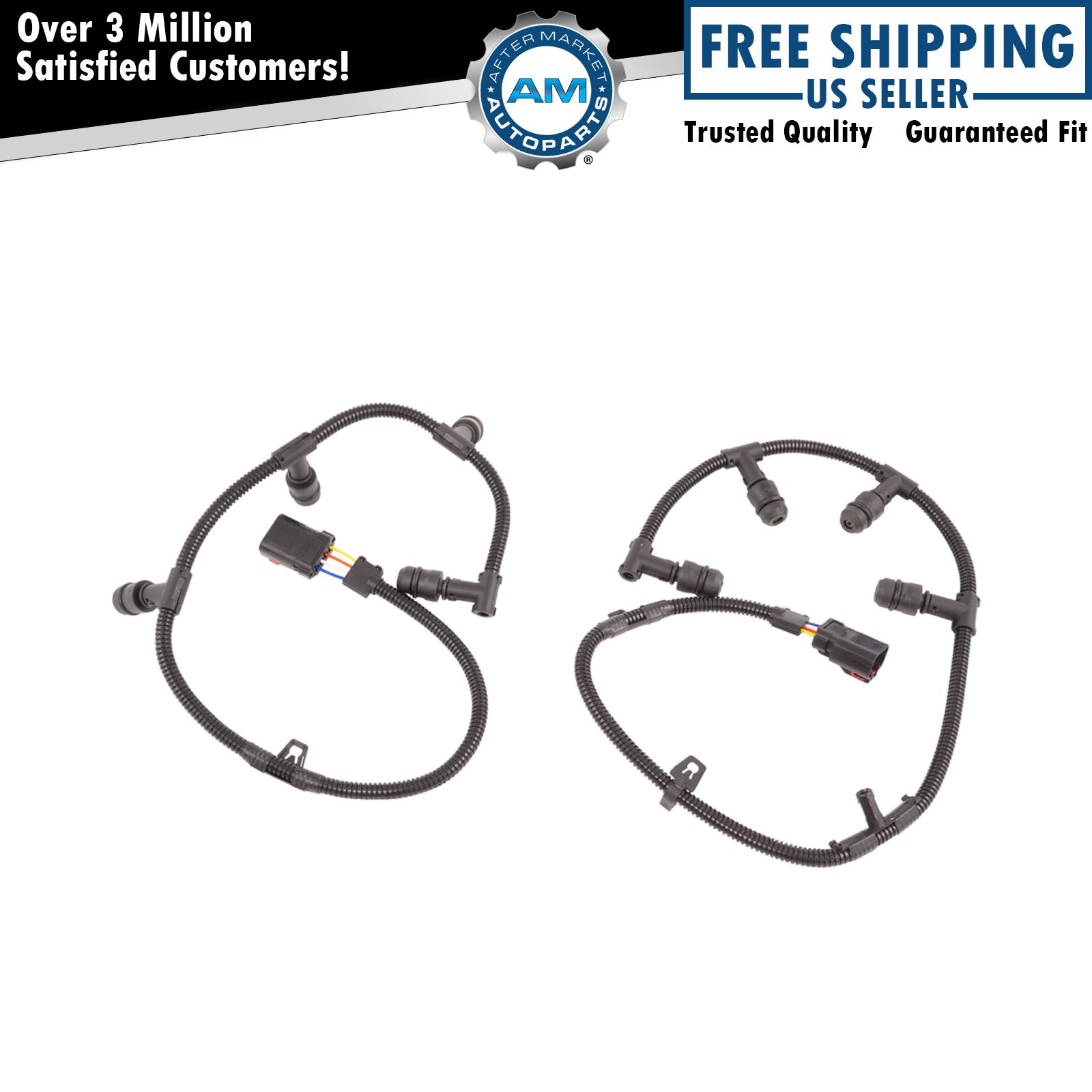 Diesel Glow Plug Wire Harness Left Right Pair with Tool for 6.0L Powerstroke