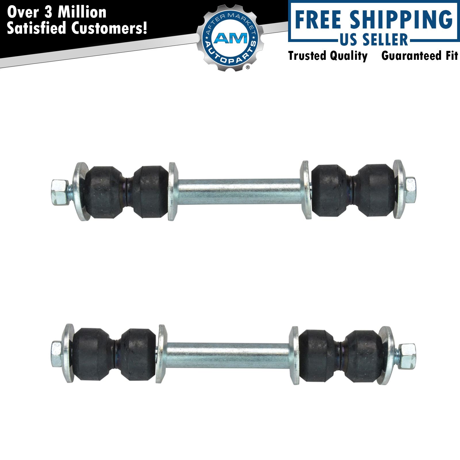 Front Stabilizer Sway Bar End Links LH & RH Pair Set for Chevelle Cougar GTO