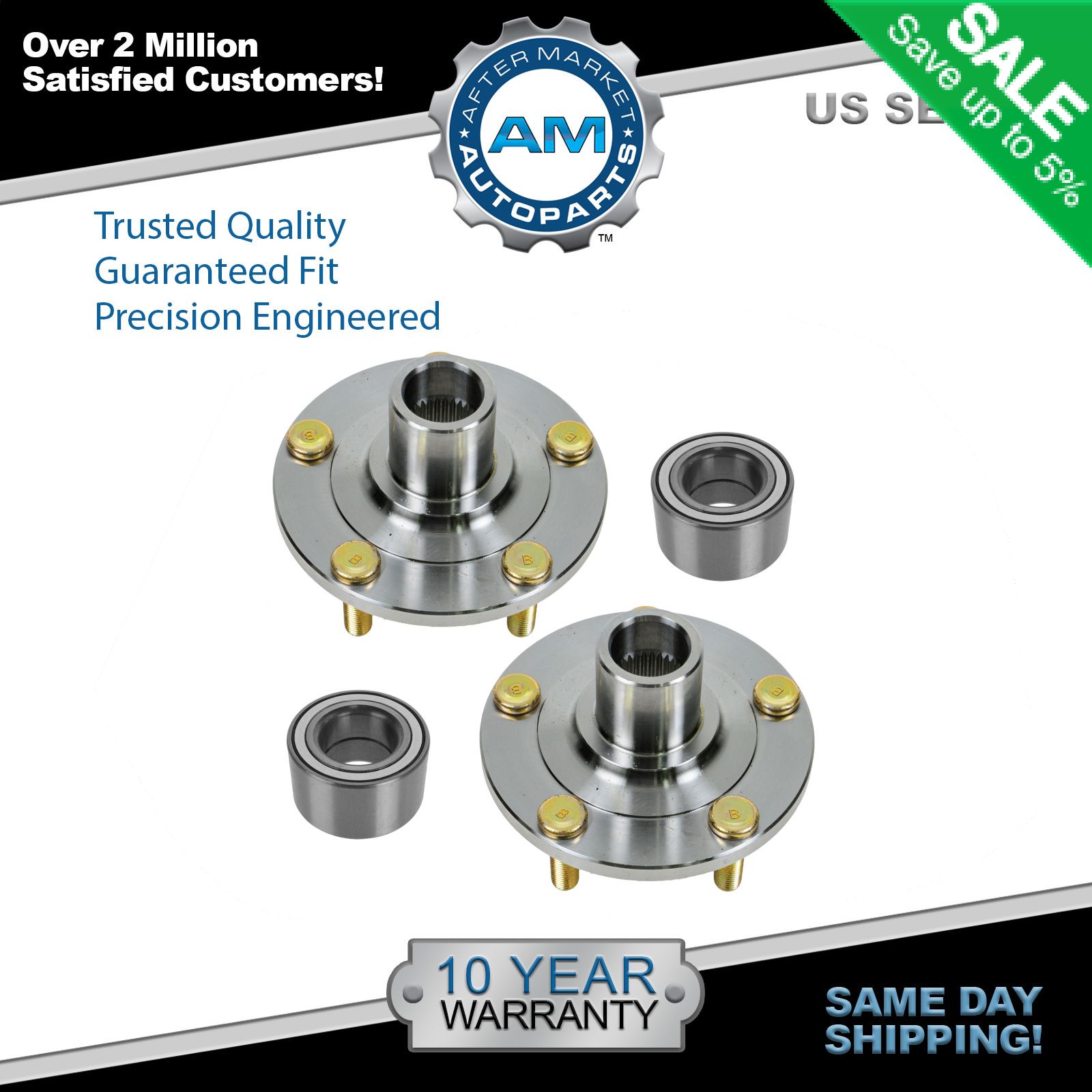 Front Wheel Hub & Bearing Driver & Passenger Side Kit Set for Mazda 3 Mazda3 New eBay