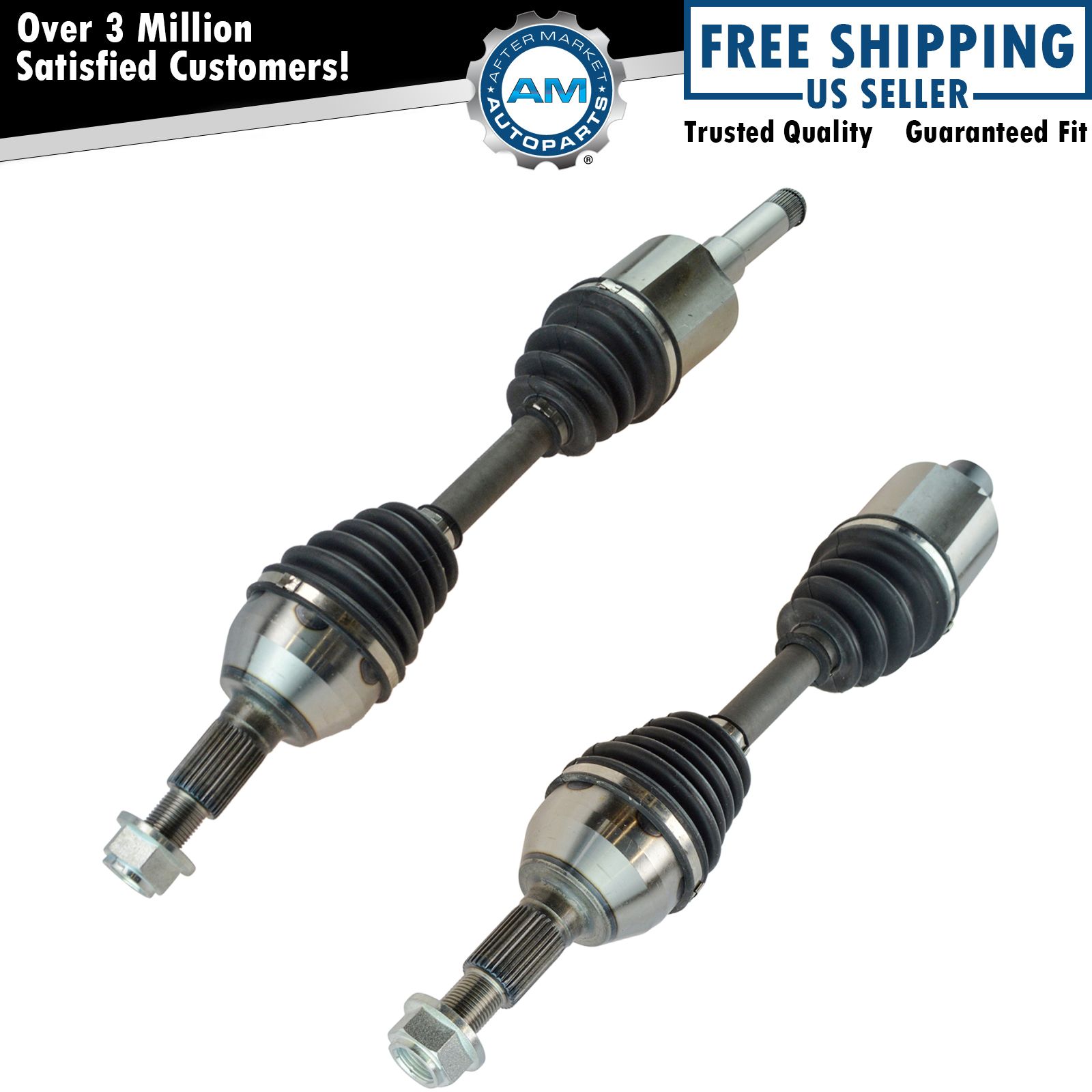 Front CV Axle Shaft Assembly LH RH Kit Pair Set for Chevrolet Pontiac Saturn New