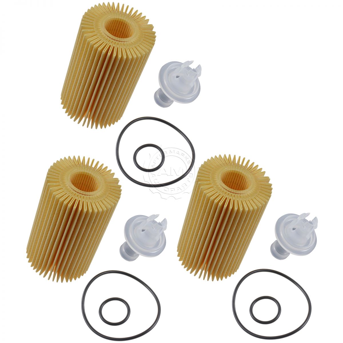 Oem 04152 Yzza4 Engine Oil Filter Cartridge Set Of 3 For Toyota