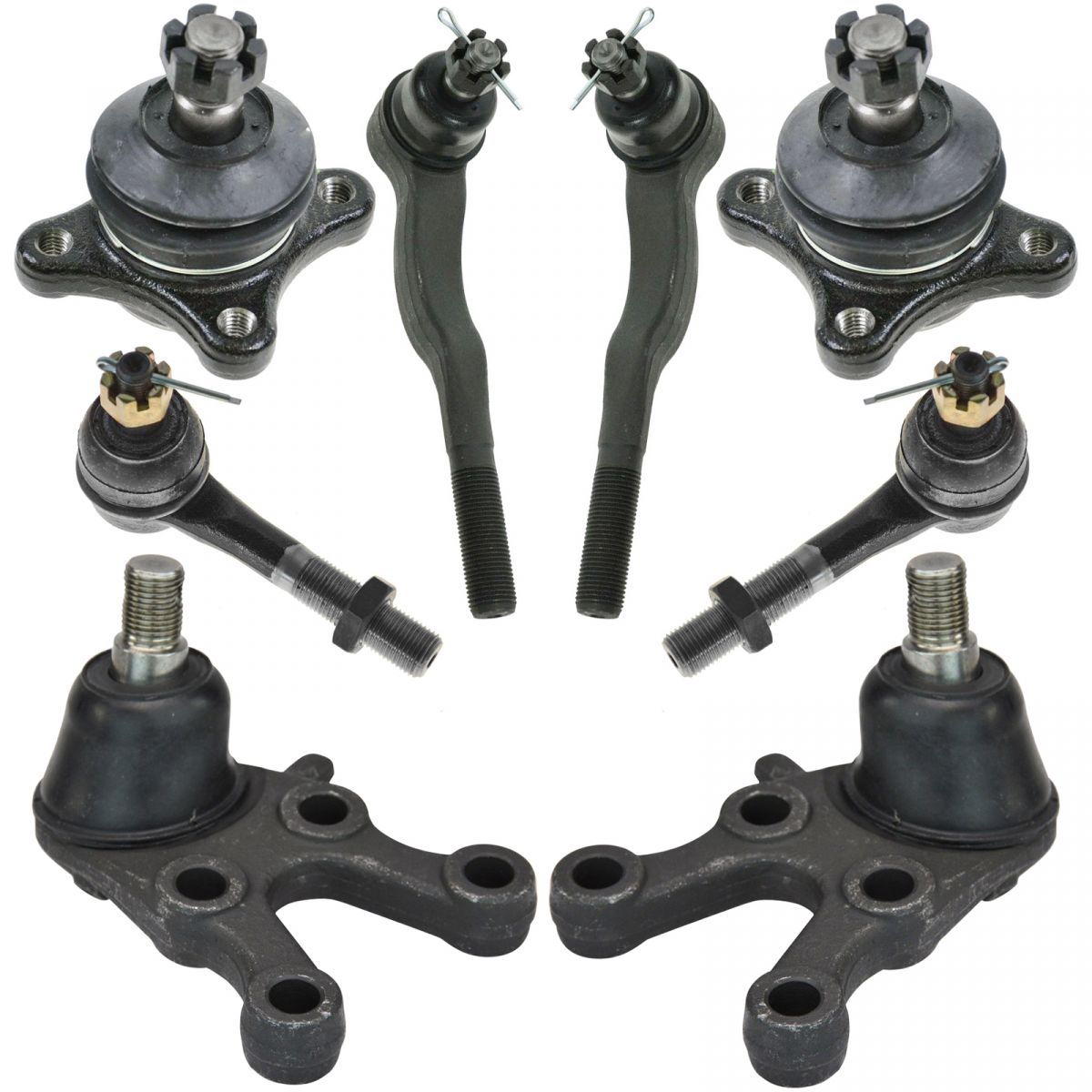 Front Ball Joint Tie Rod End Suspension Set Kit for Mitsubishi Montero Sport
