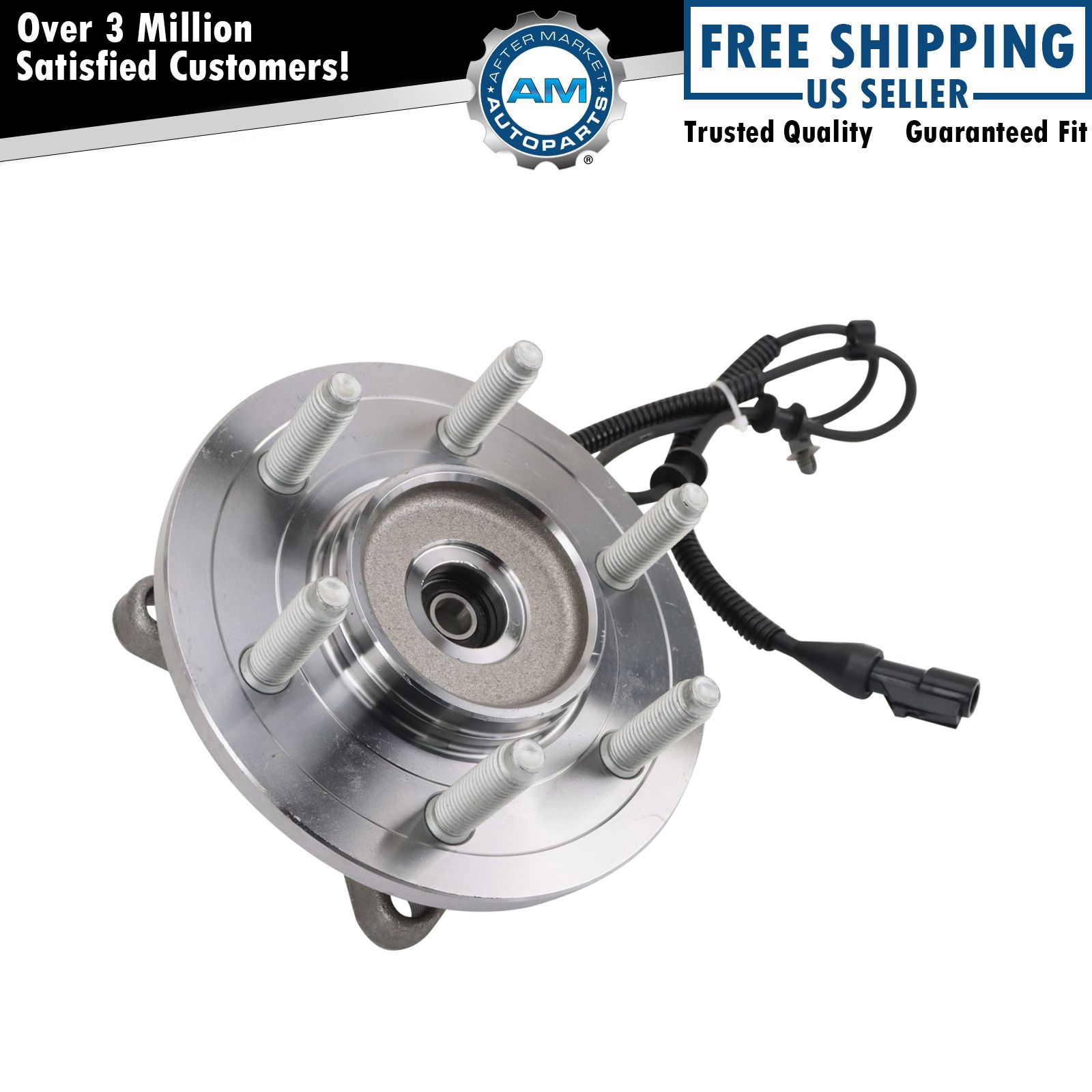 UNIVERSEPARTS 2 Front Wheel Hub Bearing Assemblies For Ford F-150 2005-2008 | 4WD With ABS | Left & Right