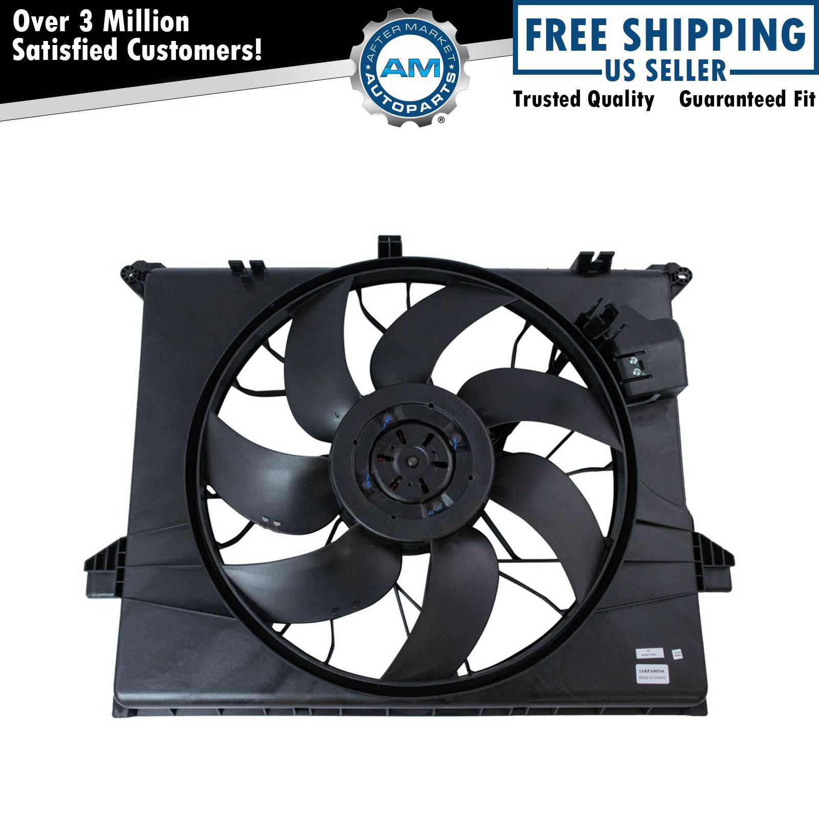 Radiator Cooling Fan Assembly for Mercedes Benz ML350 ML450 ML500 R350 R320 R500