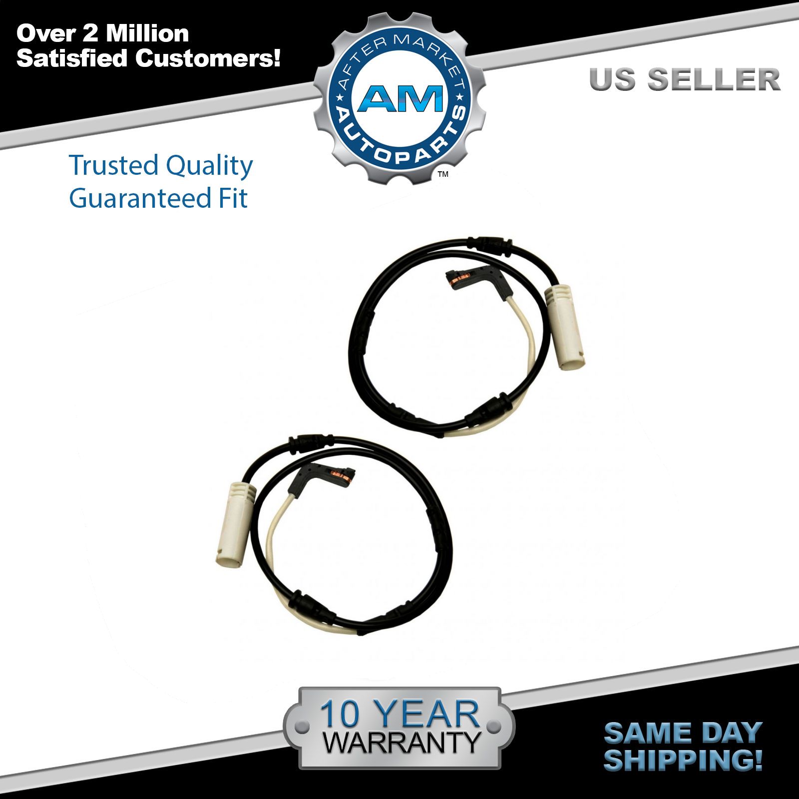 Front Disc Brake Pad Wear Sensor LH /& RH Pair Set of 2 for Range Rover SUV New