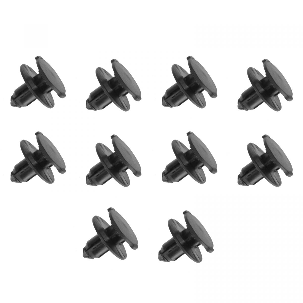 OEM Bumper or Splash Shield Push Clip Retainer Kit Set of 10 for Nissan