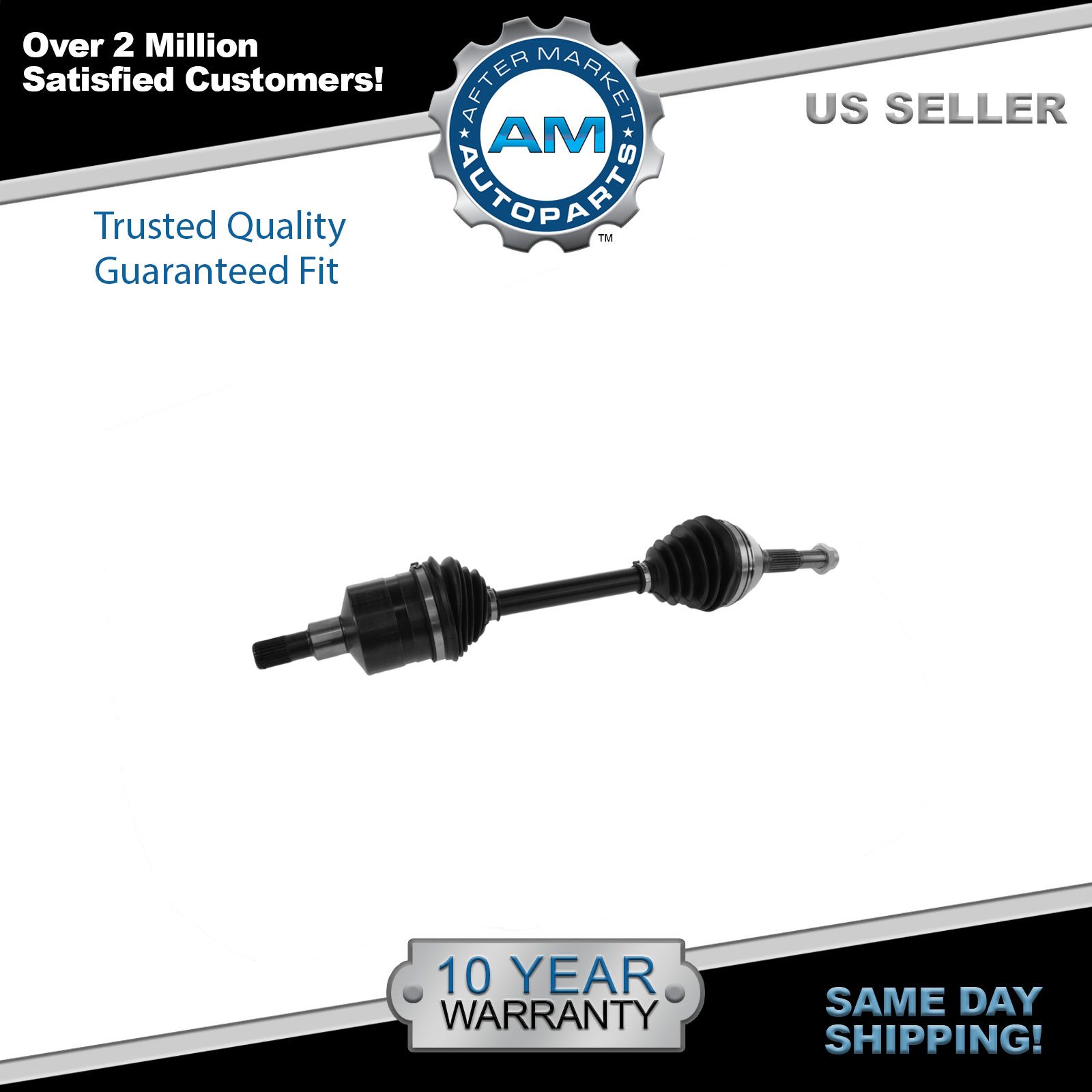 Brand New Front CV Axle Shaft Assembly for Trailblazer Envoy Ascender 9