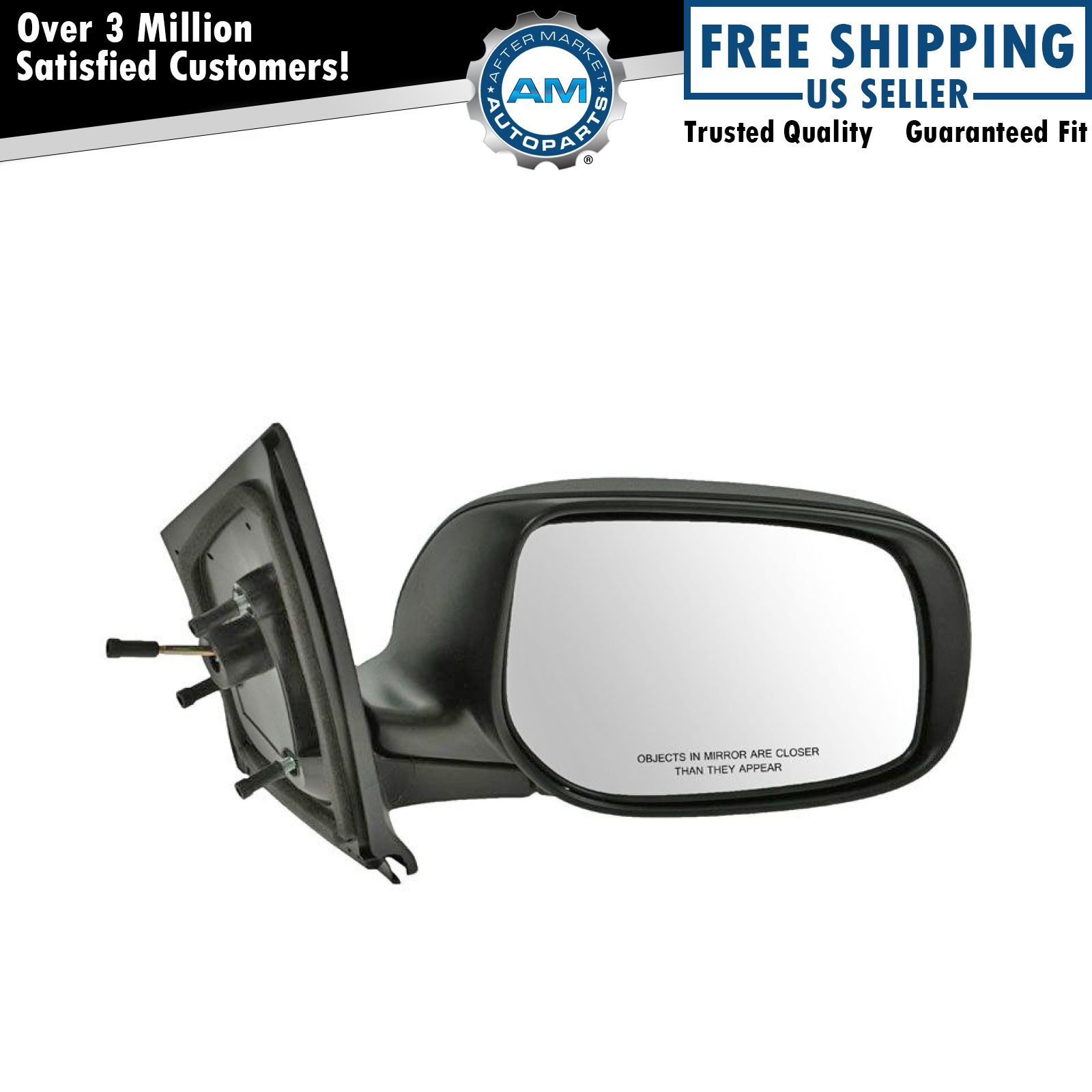 Right Passenger Side View Mirror Fits 2007-2012 Toyota Yaris