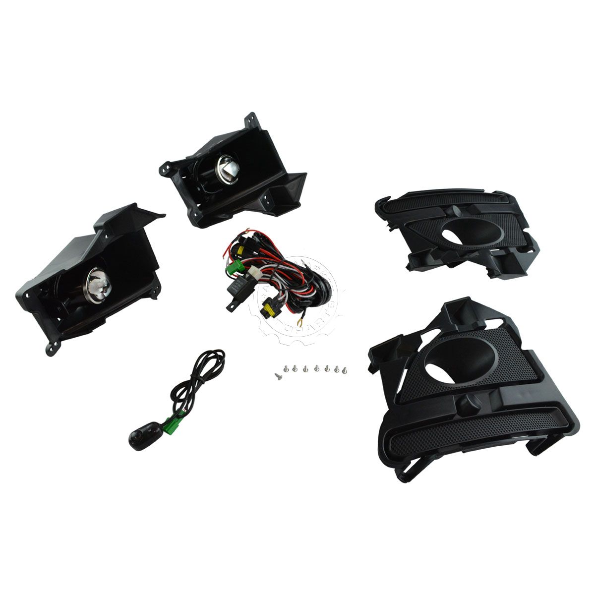 Add On Upgrade Clear Lens Fog Light Bulb Switch Wiring Kit