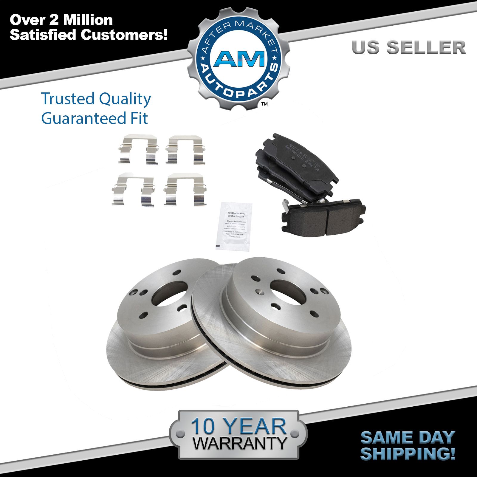 Rear Brake Rotor & Metallic Pad Pair for 1013 Chevy Equinox Terrain eBay