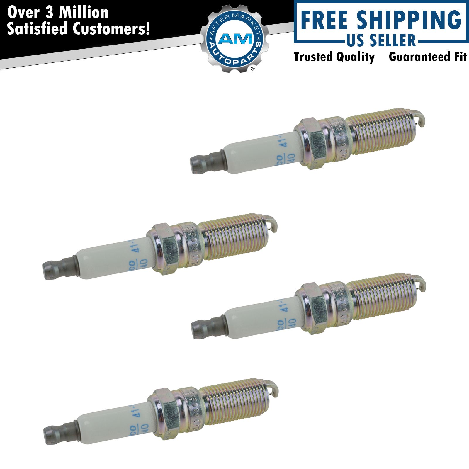 AC Delco 41-108 Iridium Spark Plug Kit Set of 4 for Buick Chevy GMC New