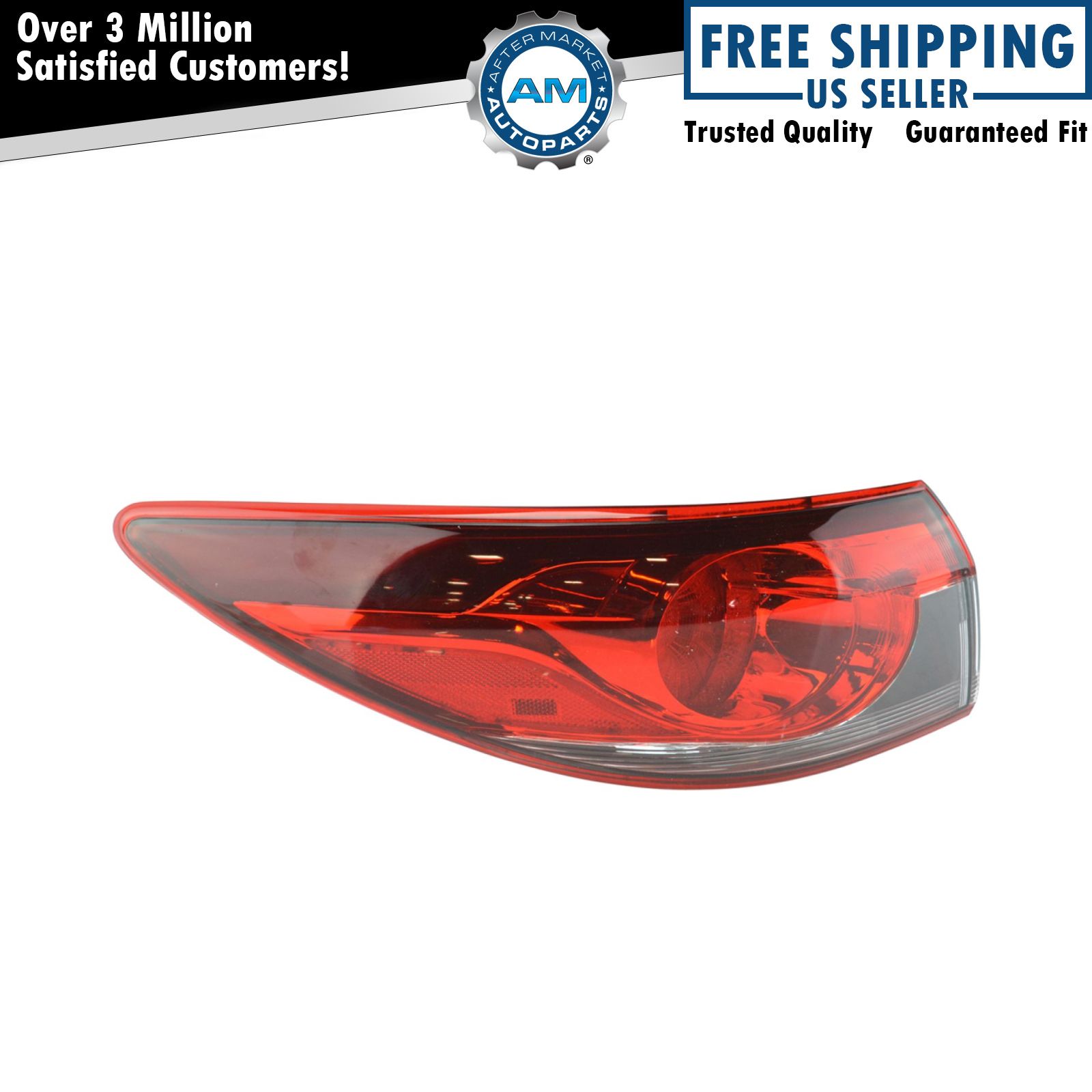 Outer Quarter Panel Mounted Tail Light Lamp Driver Side LH for Mazda 6