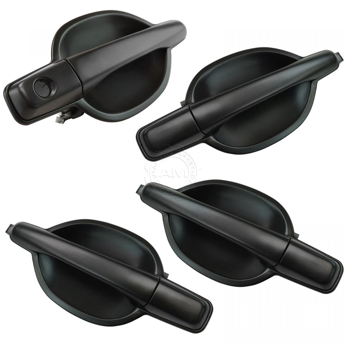 Front &amp; Rear Exterior Door Handle Paint to Match Set of 4