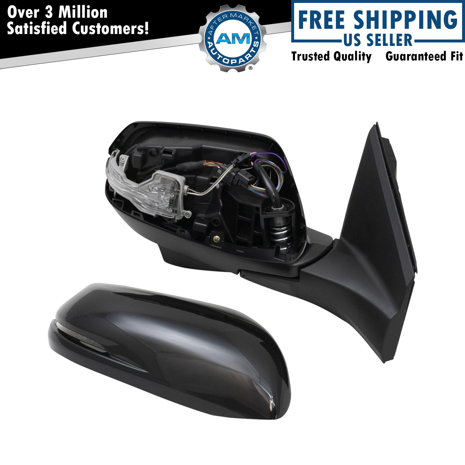 Mirror Power Heated Turn Signal Camera w/ Lane Departure Paint to Match RH Side