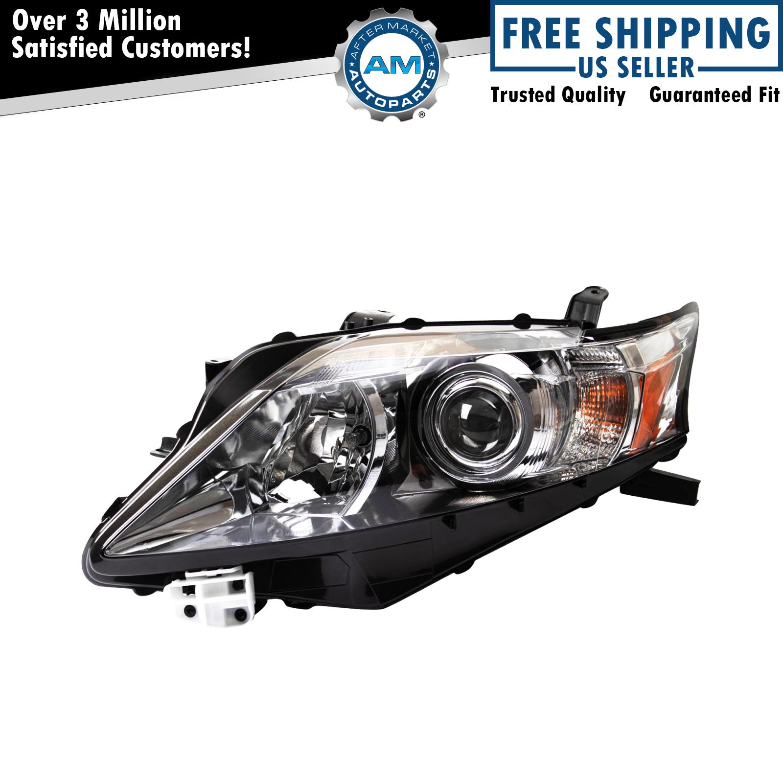 Left Headlight Assembly Halogen Drivers Side For 2010-2012 Lexus RX350 LX2502147