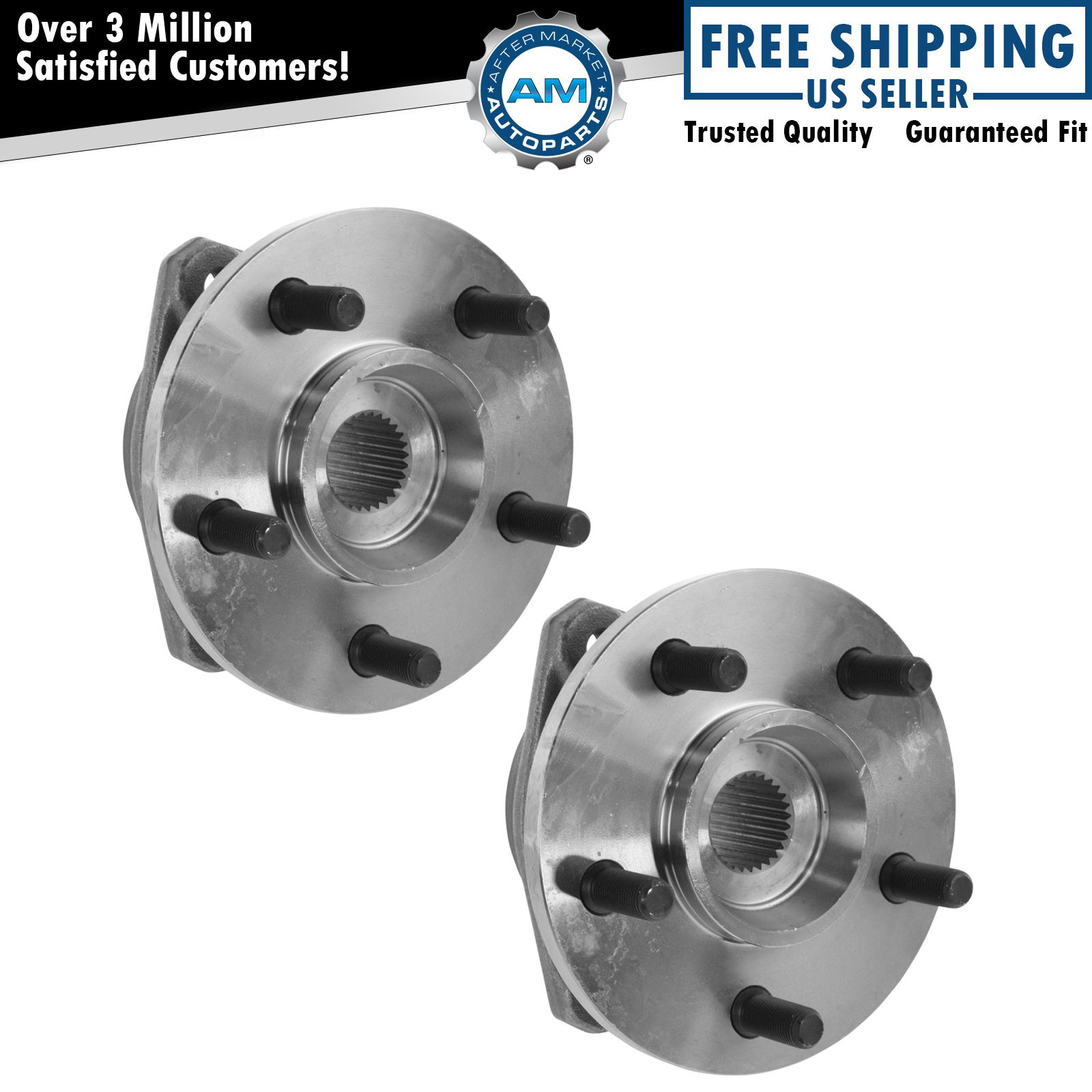 2 Front Wheel Bearing Hub Assembly Fits Jeep Grand Cherokee Wrangler TJ Comanche eBay