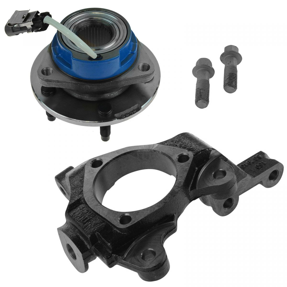 Front Passenger Side Wheel Hub and Bearing Assembly & Steering Knuckle