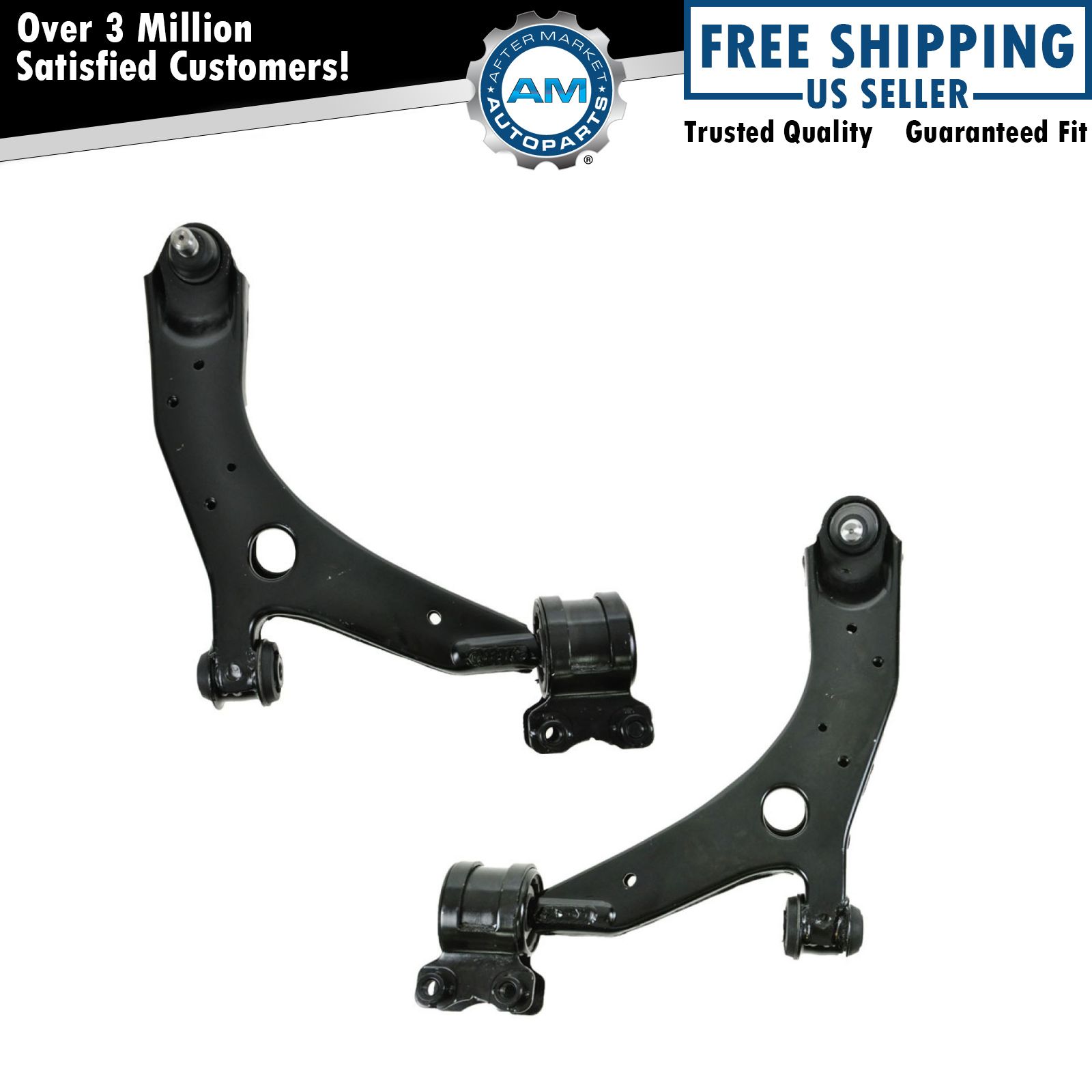 Front Lower Control Arm & Ball Joint Balljoint Pair Set of 2 for Mazda 3 5