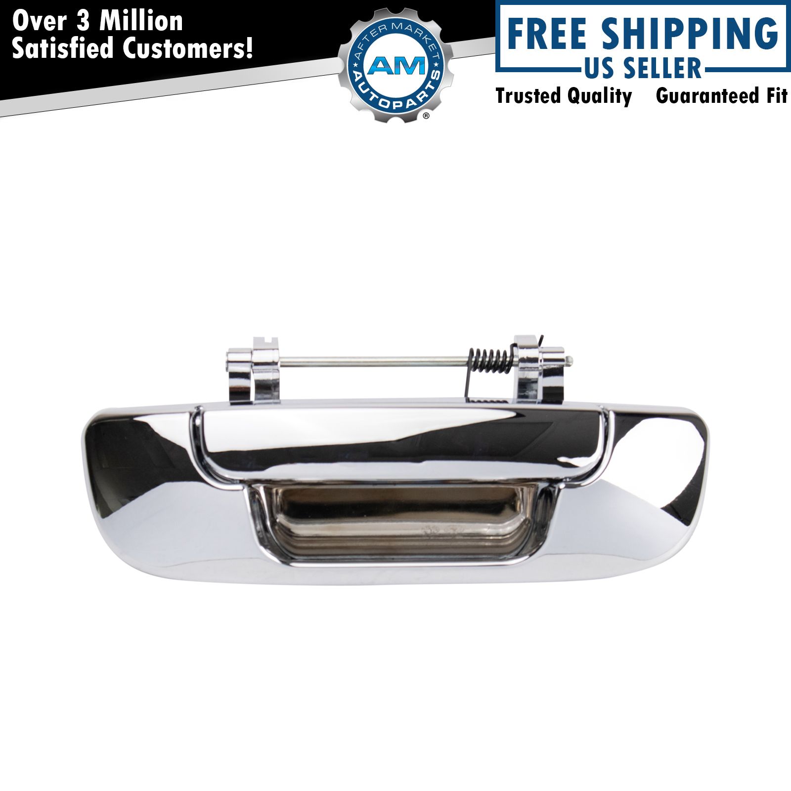 Tailgate Tail Gate Handle Chrome Rear for Dodge Ram 1500 3500 2500