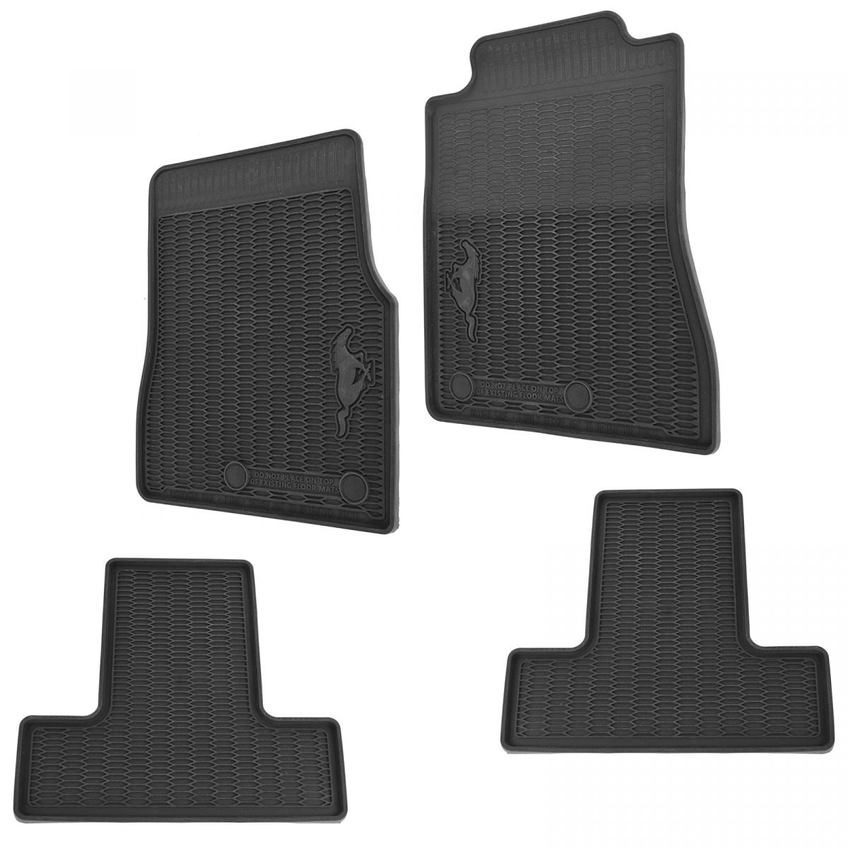 Oem All Weather Floor Mat Set Of 4 Lh Rh Front Rear Black For